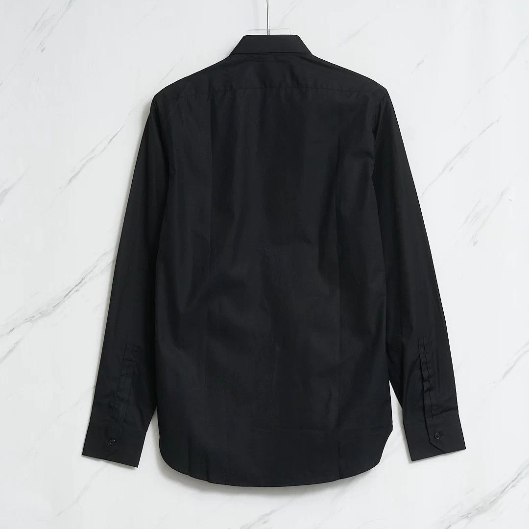 Saint Laurent Paris Saint Laurent Men's Solid Collared Shirt Size US M / EU 48-50 / 2 - 4 Thumbnail
