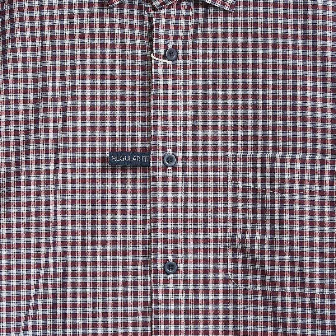 Ermenegildo Zegna Authentic ZEGNA Men's Logo Plaid Shirt Size US M / EU 48-50 / 2 - 3 Thumbnail