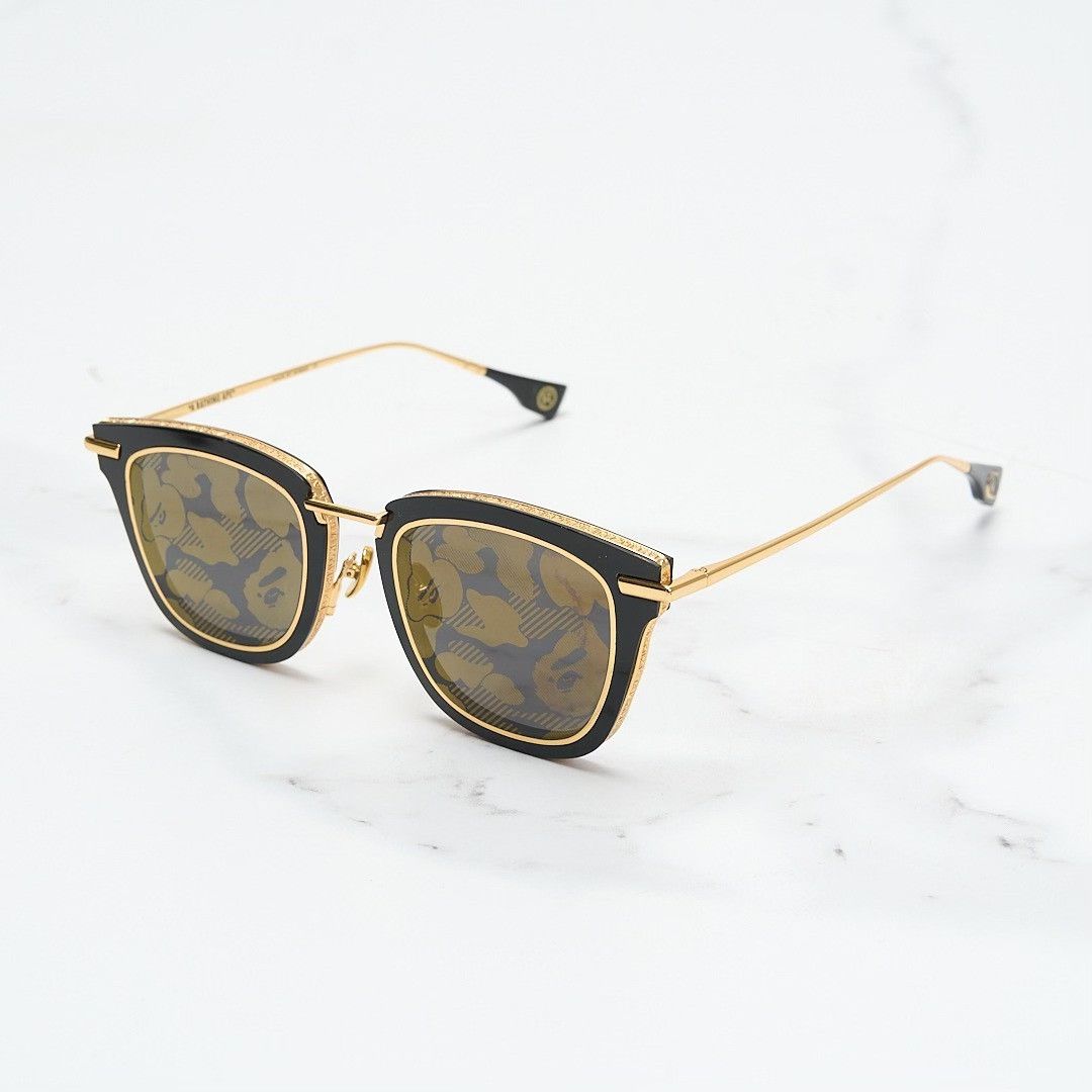 Bape Bape Ape Gold Limited Sunglasses Size ONE SIZE - 2 Thumbnail