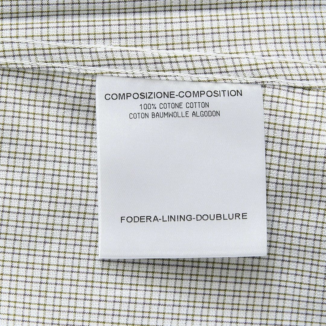 Saint Laurent Paris Saint Laurent Men's Logo Plaid Shirt Size US M / EU 48-50 / 2 - 7 Thumbnail