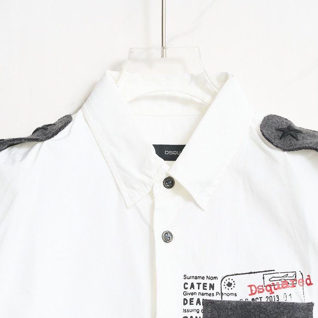 Dsquared2 Dsquared2 Men's Letter Print Shirt Size US S / EU 44-46 / 1 - 4 Thumbnail