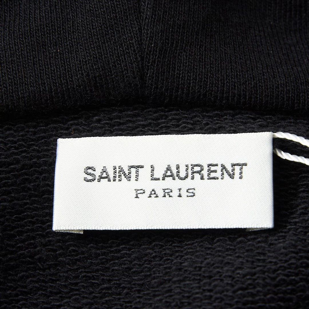 Saint Laurent Paris Saint Laurent Women's Small Logo Hoodie Size M / US 6-8 / IT 42-44 - 4 Thumbnail