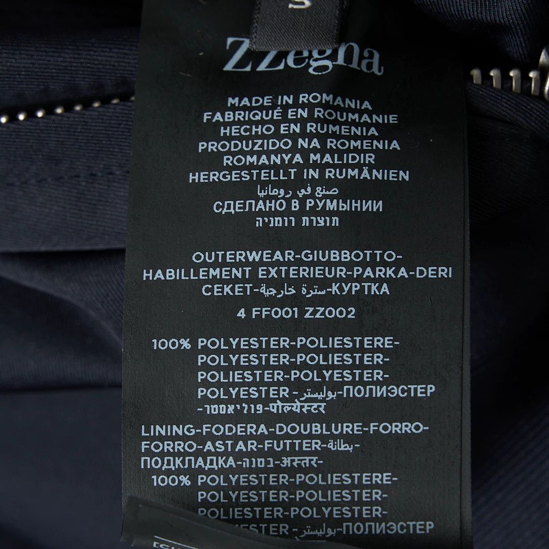Ermenegildo Zegna ZEGNA Men's Navy Hooded Jacket Size US M / EU 48-50 / 2 - 7 Thumbnail
