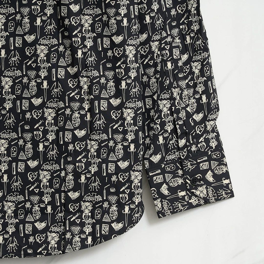 Saint Laurent Paris Saint Laurent Men's Patterned Print Shirt Size US M / EU 48-50 / 2 - 6 Thumbnail