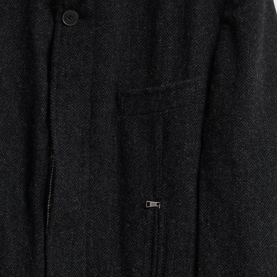 Dolce & Gabbana Dolce&Gabbana Men's Herringbone Wool Coat Size US M / EU 48-50 / 2 - 6 Thumbnail