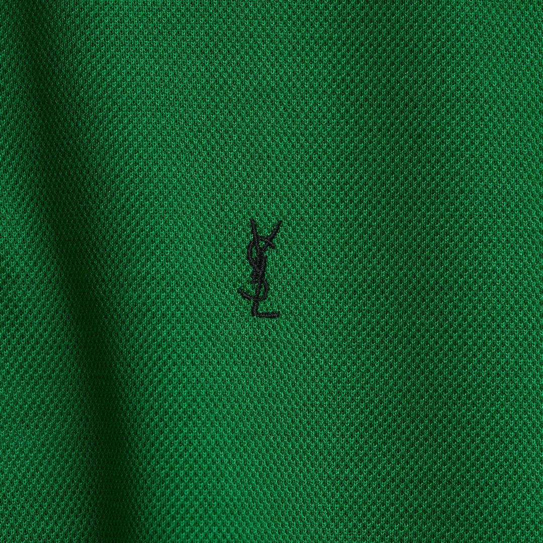 Saint Laurent Paris Saint Laurent Men's Logo Embroidered Polo Size US M / EU 48-50 / 2 - 4 Thumbnail