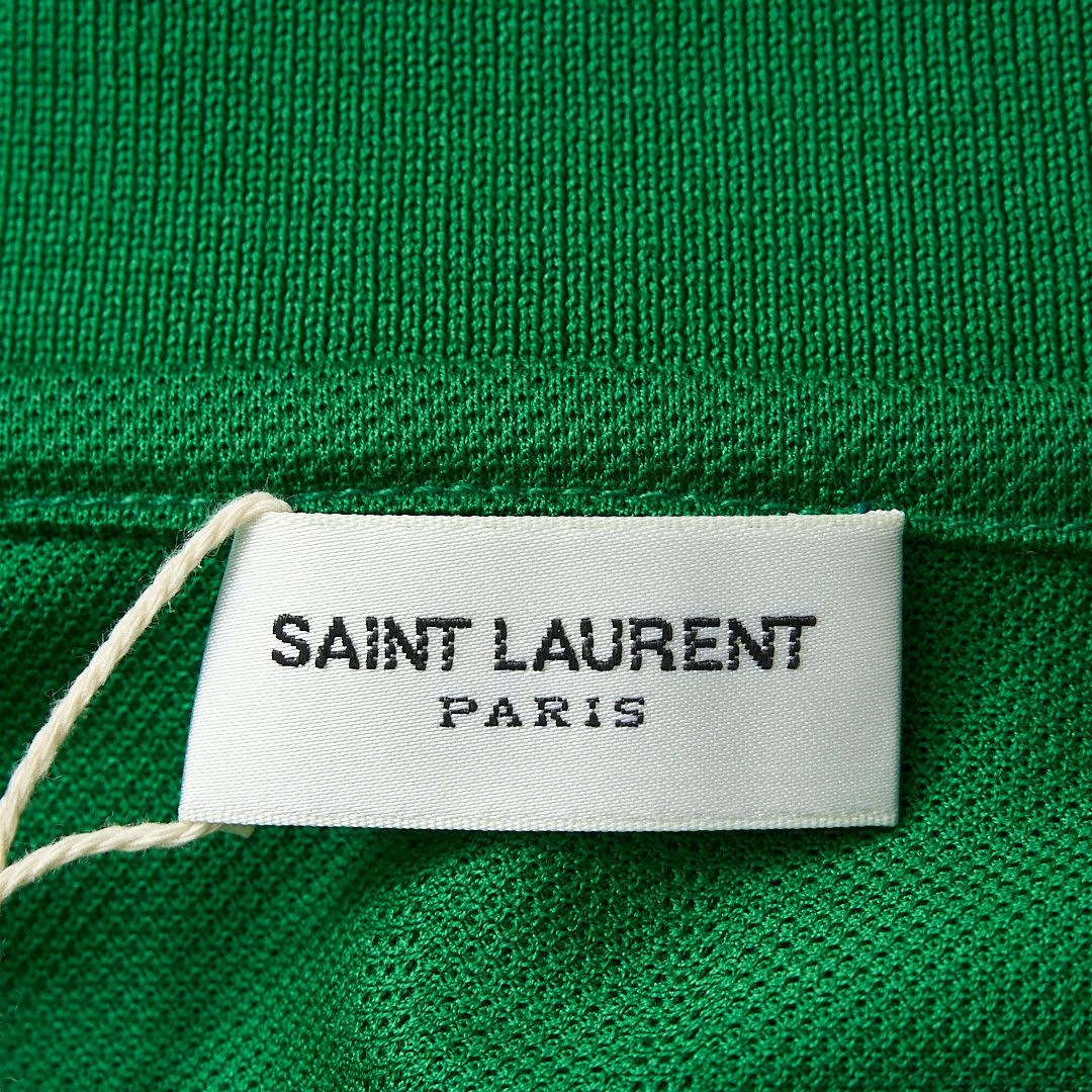 Saint Laurent Paris Saint Laurent Men's Logo Embroidered Polo Size US M / EU 48-50 / 2 - 7 Thumbnail
