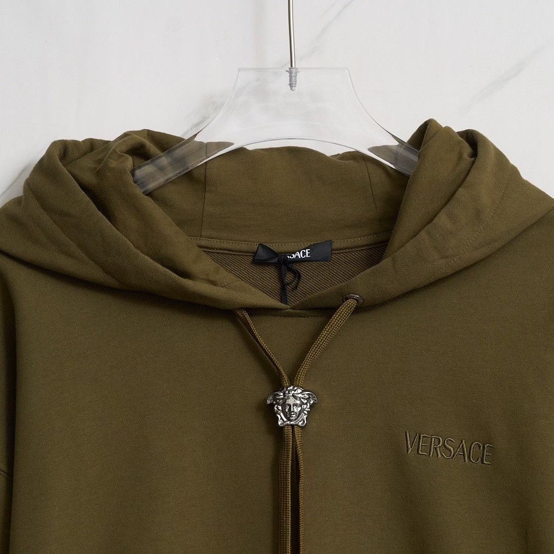 Versace Versace Logo Embroidery Hoodie Size US M / EU 48-50 / 2 - 4 Thumbnail