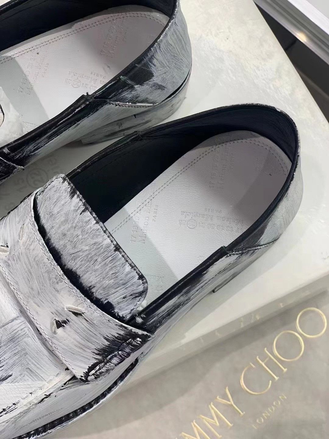 Maison Margiela Maison Margiela Women's Painted Loafers Size US 4 / IT 34 - 4 Thumbnail