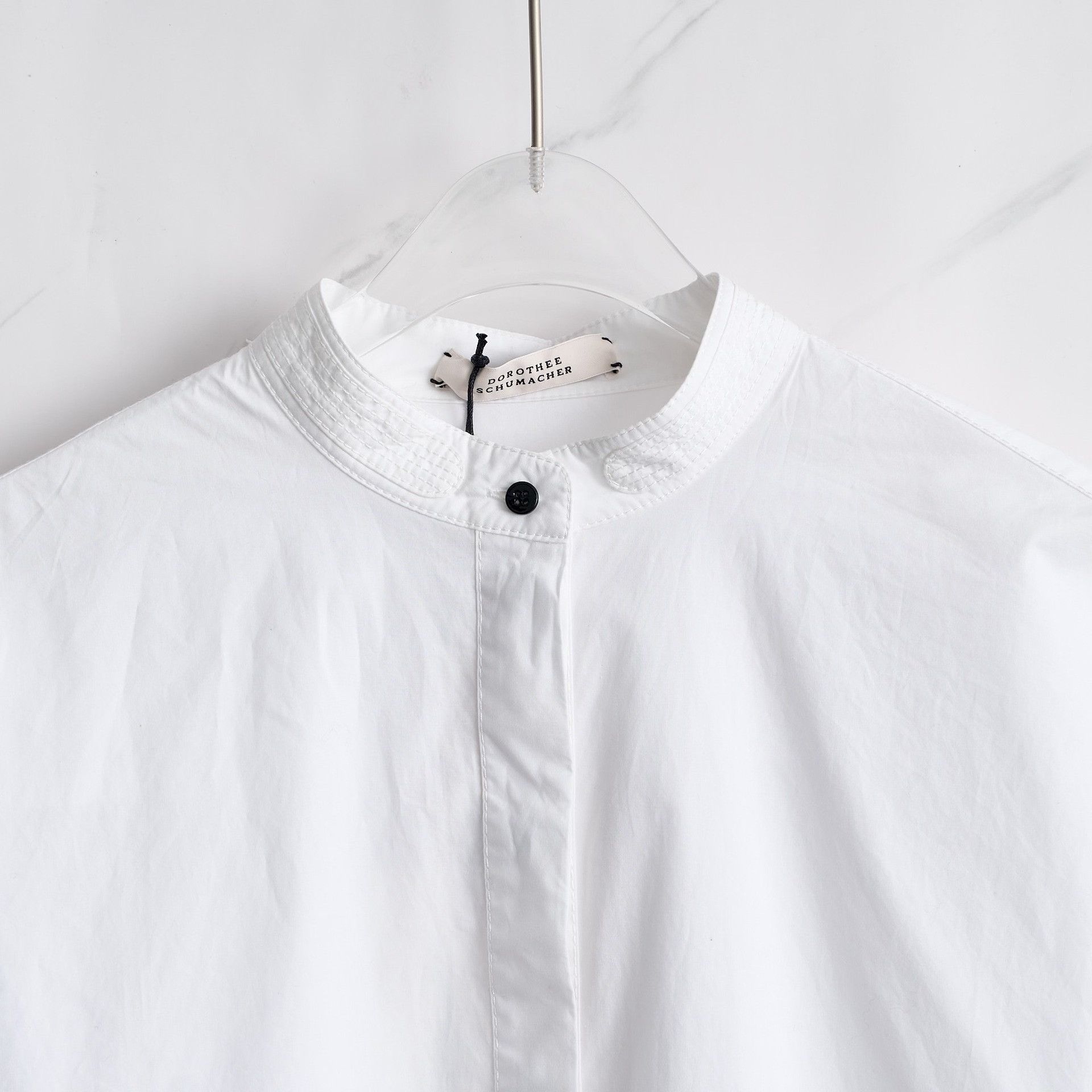 DOROTHEE SCHUMACHER Schumacher Stand Collar Basic Shirt Size US M / EU 48-50 / 2 - 3 Thumbnail