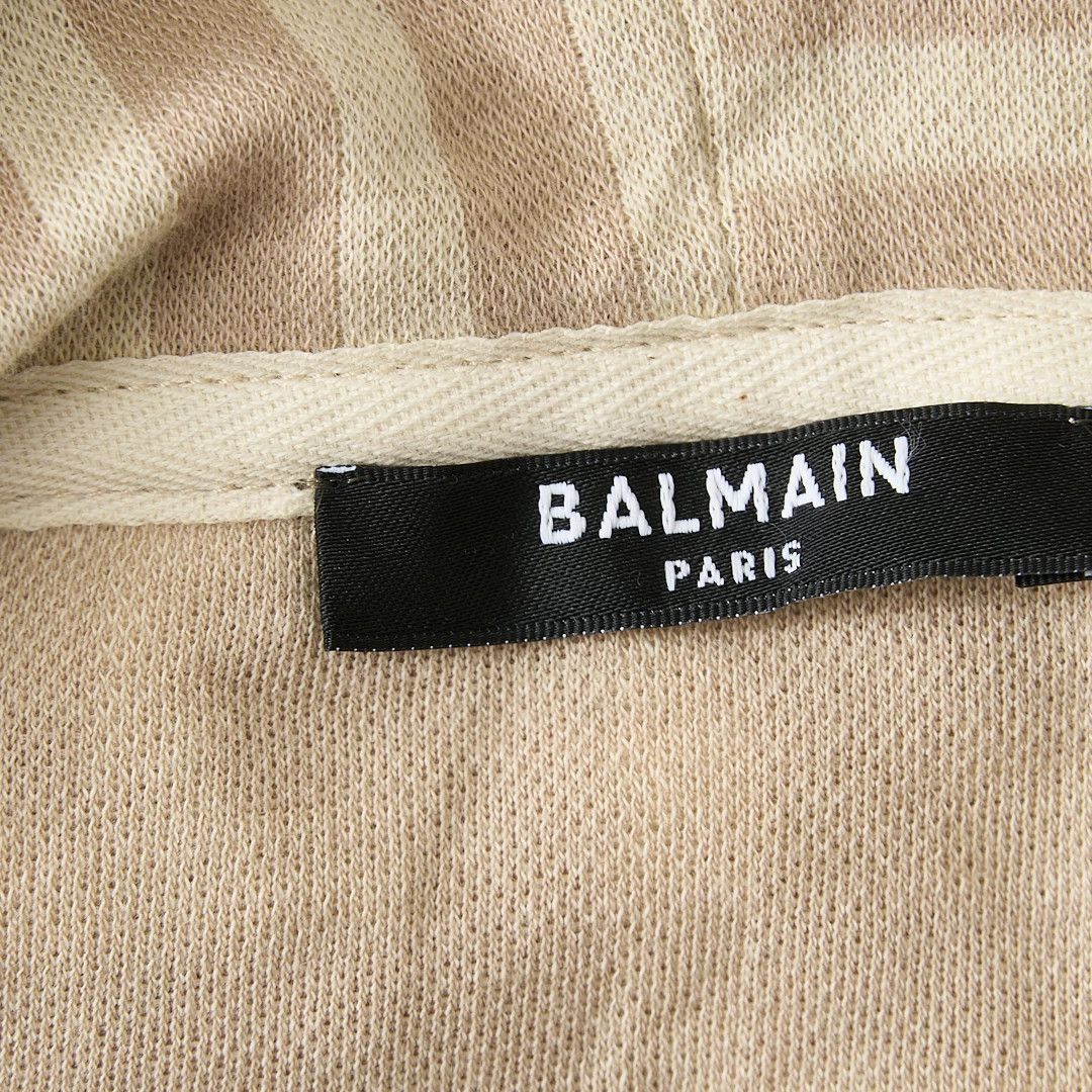 Balmain Balmain Men's Logo All-Over Print Hoodie Size US M / EU 48-50 / 2 - 7 Thumbnail