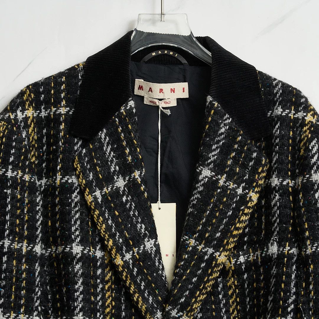 Marni MARNI Men's Wool Mohair Tweed Suit Size US M / EU 48-50 / 2 - 2 Thumbnail