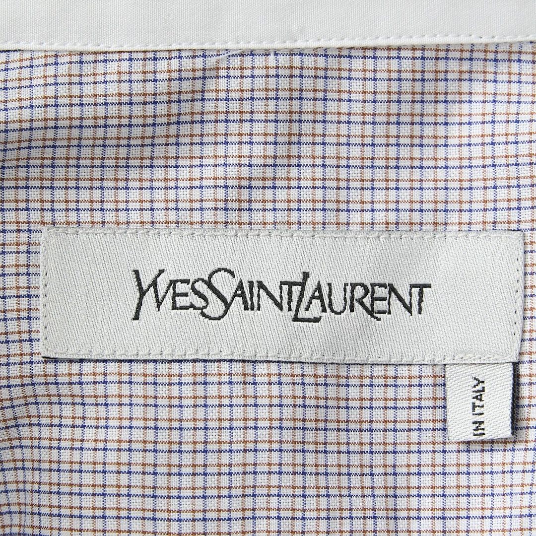 Saint Laurent Paris Saint Laurent Men's Logo Check Shirt Size US M / EU 48-50 / 2 - 6 Thumbnail