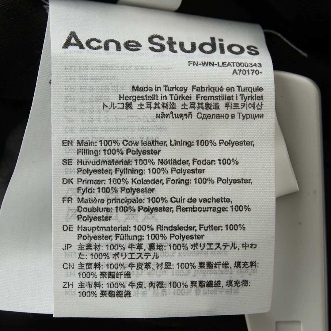 Acne Studios Acne Studios Distressed Leather Jacket Size US M / EU 48-50 / 2 - 5 Thumbnail