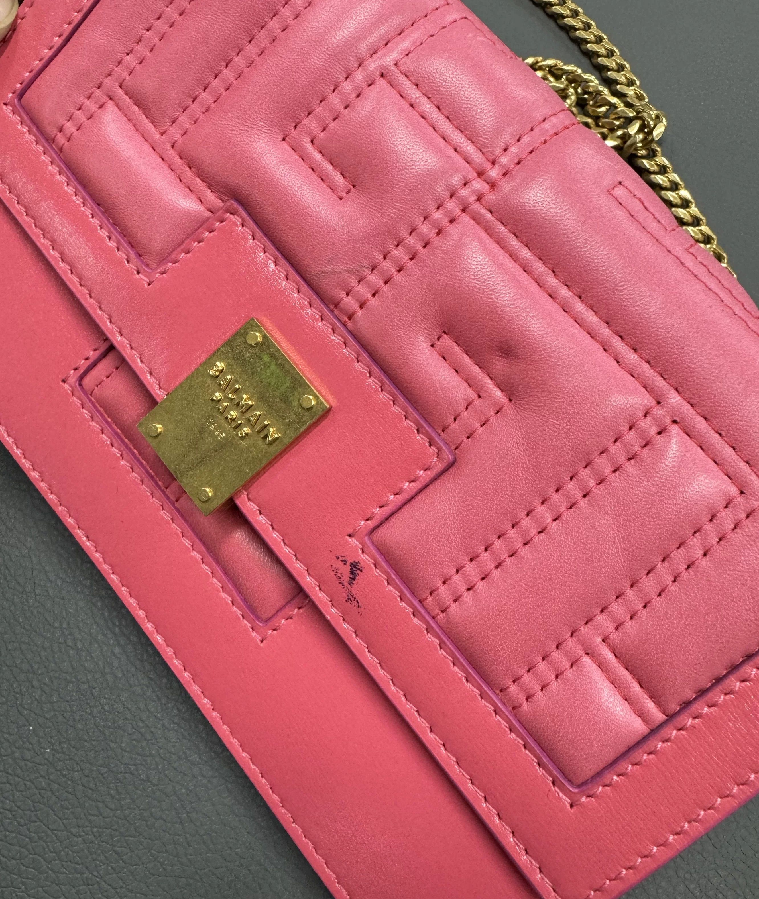 Balmain Balmain Quilted Chain Crossbody Bag Size ONE SIZE - 3 Thumbnail