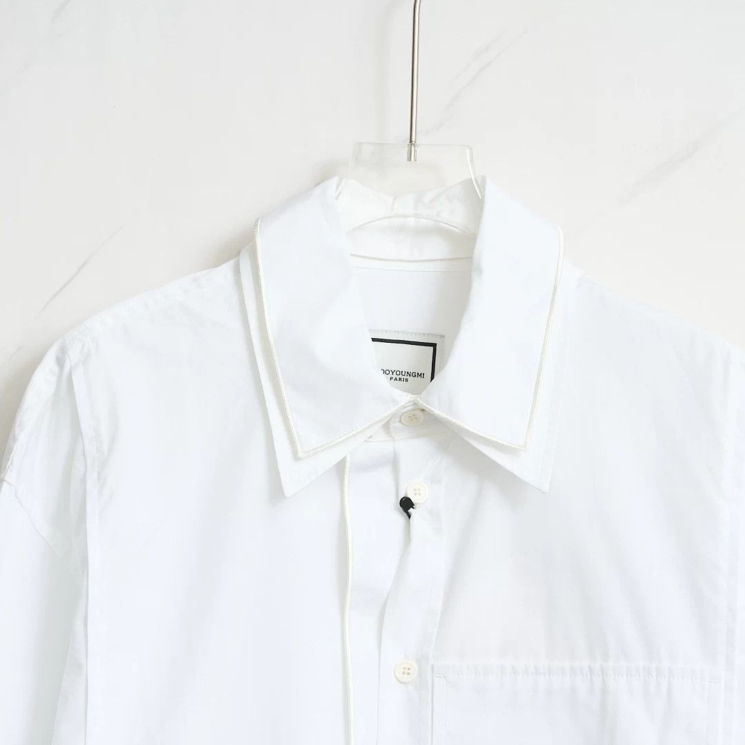 Wooyoungmi WOOYOUNGMI Men's Logo Embroidered Shirt Size US M / EU 48-50 / 2 - 2 Thumbnail