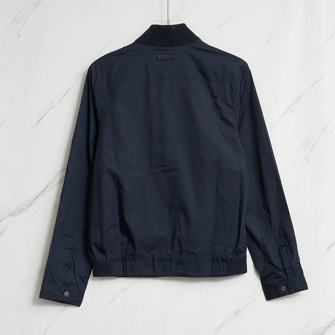 Ermenegildo Zegna ZEGNA Men's Navy Windproof Stand-Collar Jacket Size US M / EU 48-50 / 2 - 4 Thumbnail
