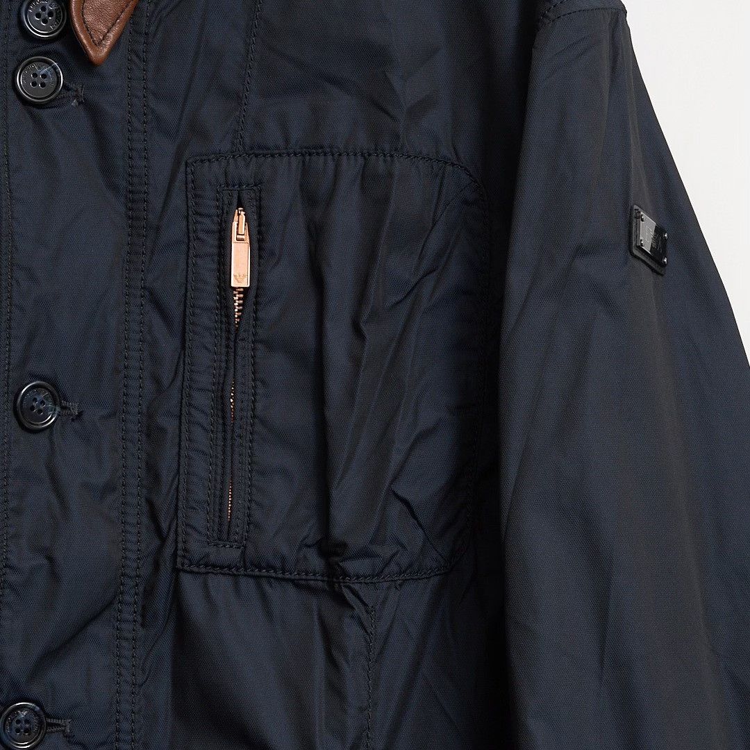 Emporio Armani Emporio Armani Men's Navy Safari Jacket Size US XL / EU 56 / 4 - 4 Thumbnail