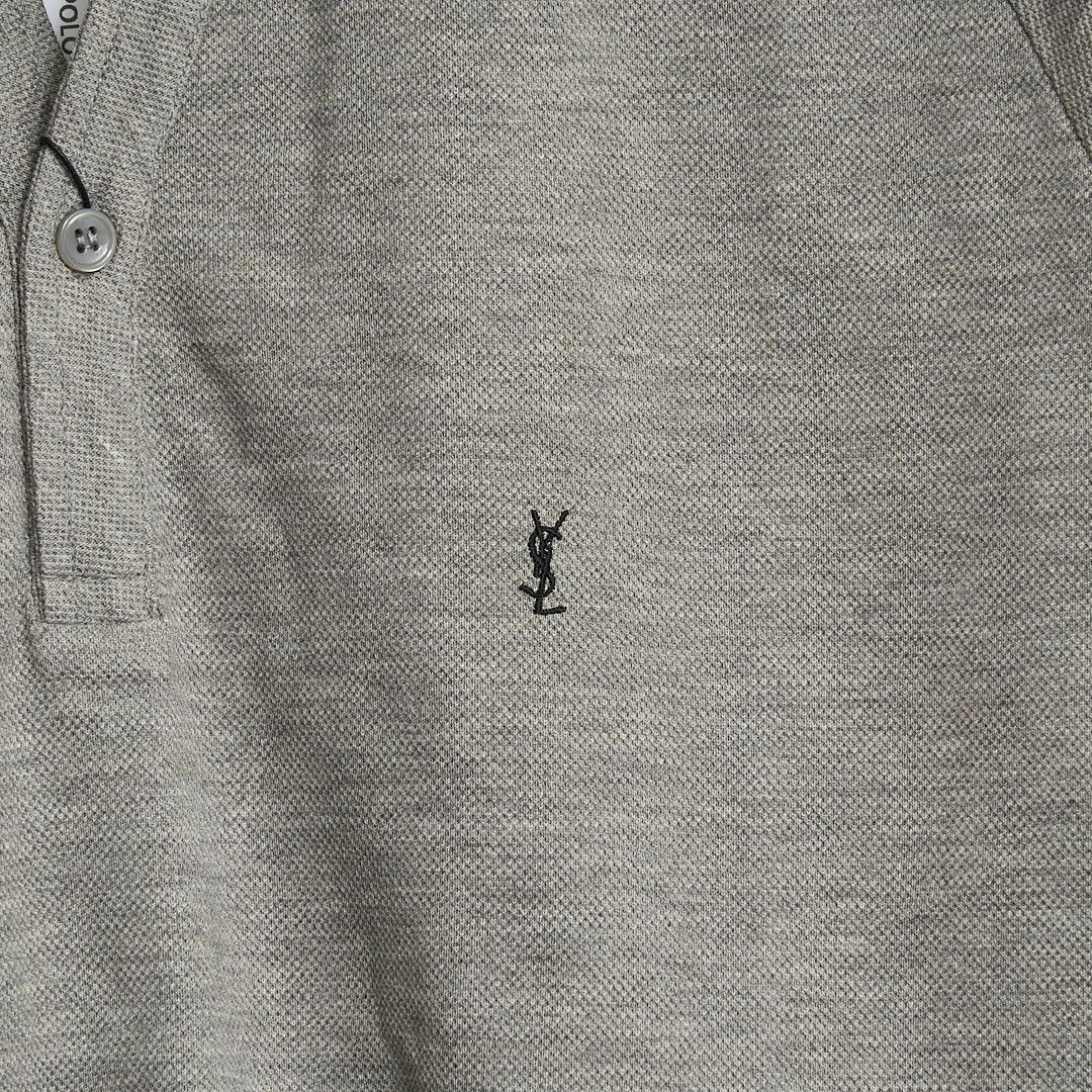 Saint Laurent Paris Saint Laurent Men's Logo Embroidered Polo Size US M / EU 48-50 / 2 - 5 Thumbnail