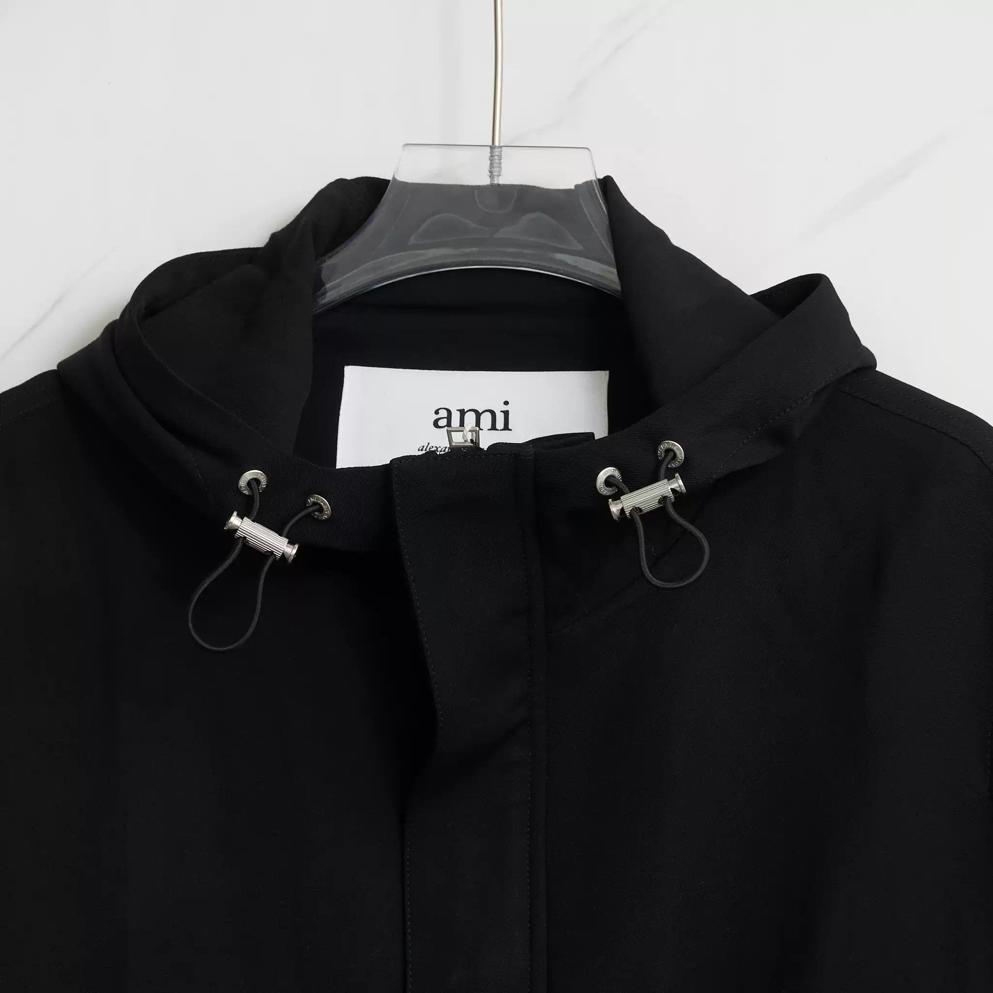 AMI Authentic Ami Paris Men's Half-Zip Hoodie Size US M / EU 48-50 / 2 - 2 Thumbnail