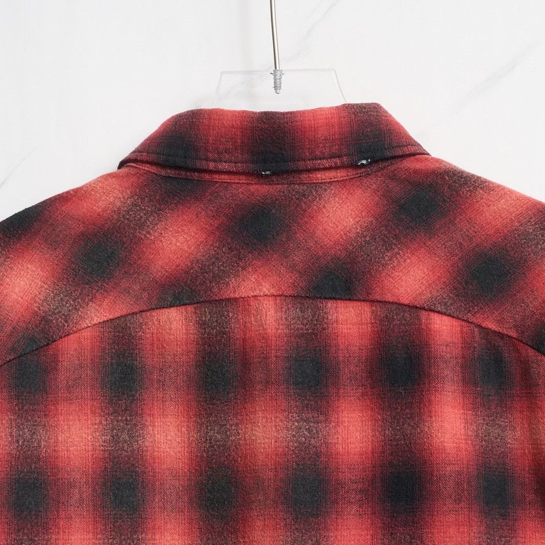 Liberaiders Liberaiders Men's Vintage Distressed Plaid Shirt Size US M / EU 48-50 / 2 - 7 Thumbnail