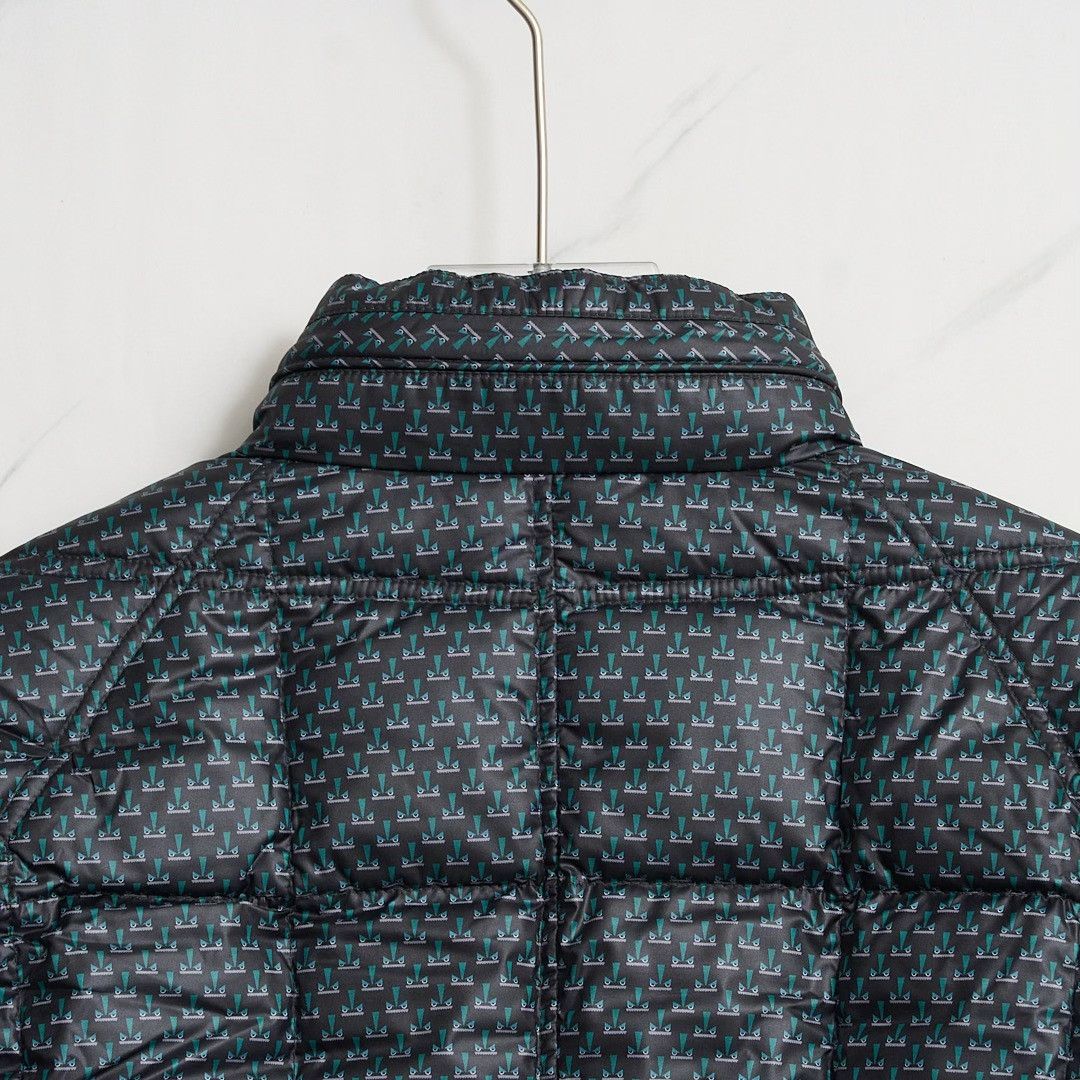 Fendi Fendi Men's All-over Print Stand Collar Down Jacket Size US S / EU 44-46 / 1 - 8 Thumbnail