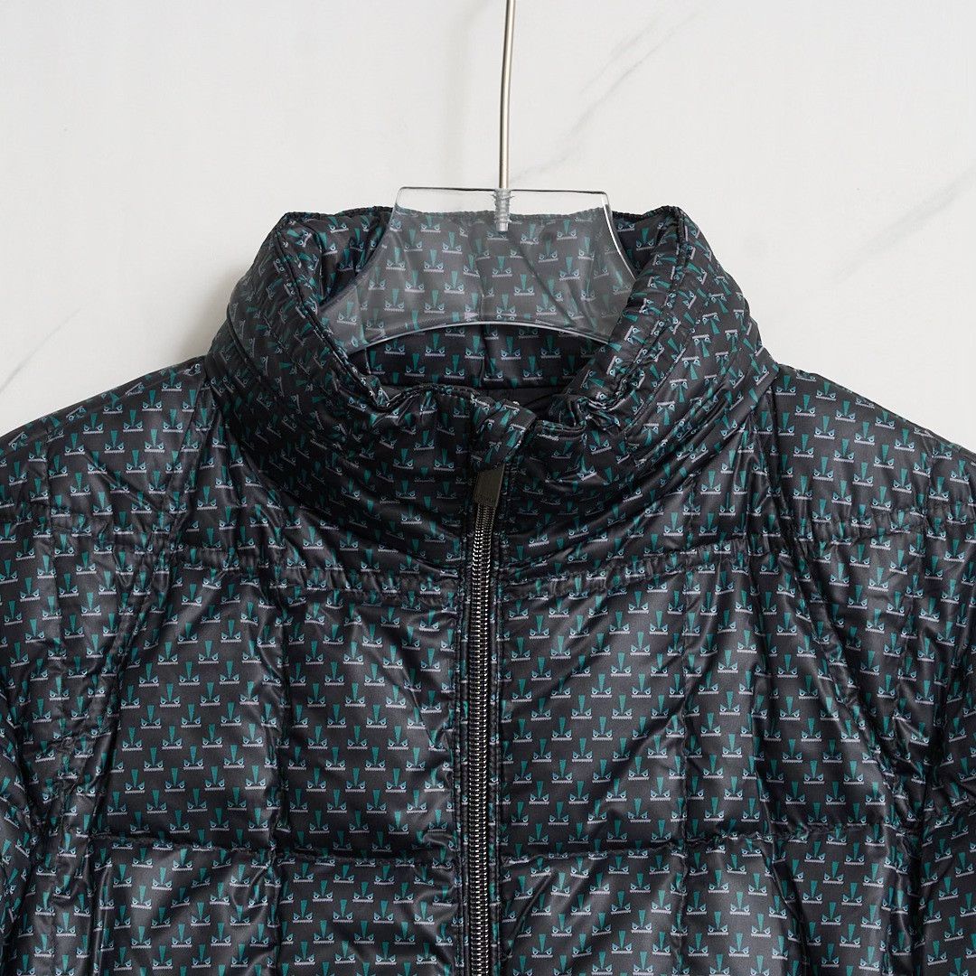 Fendi Fendi Men's All-over Print Stand Collar Down Jacket Size US S / EU 44-46 / 1 - 5 Thumbnail