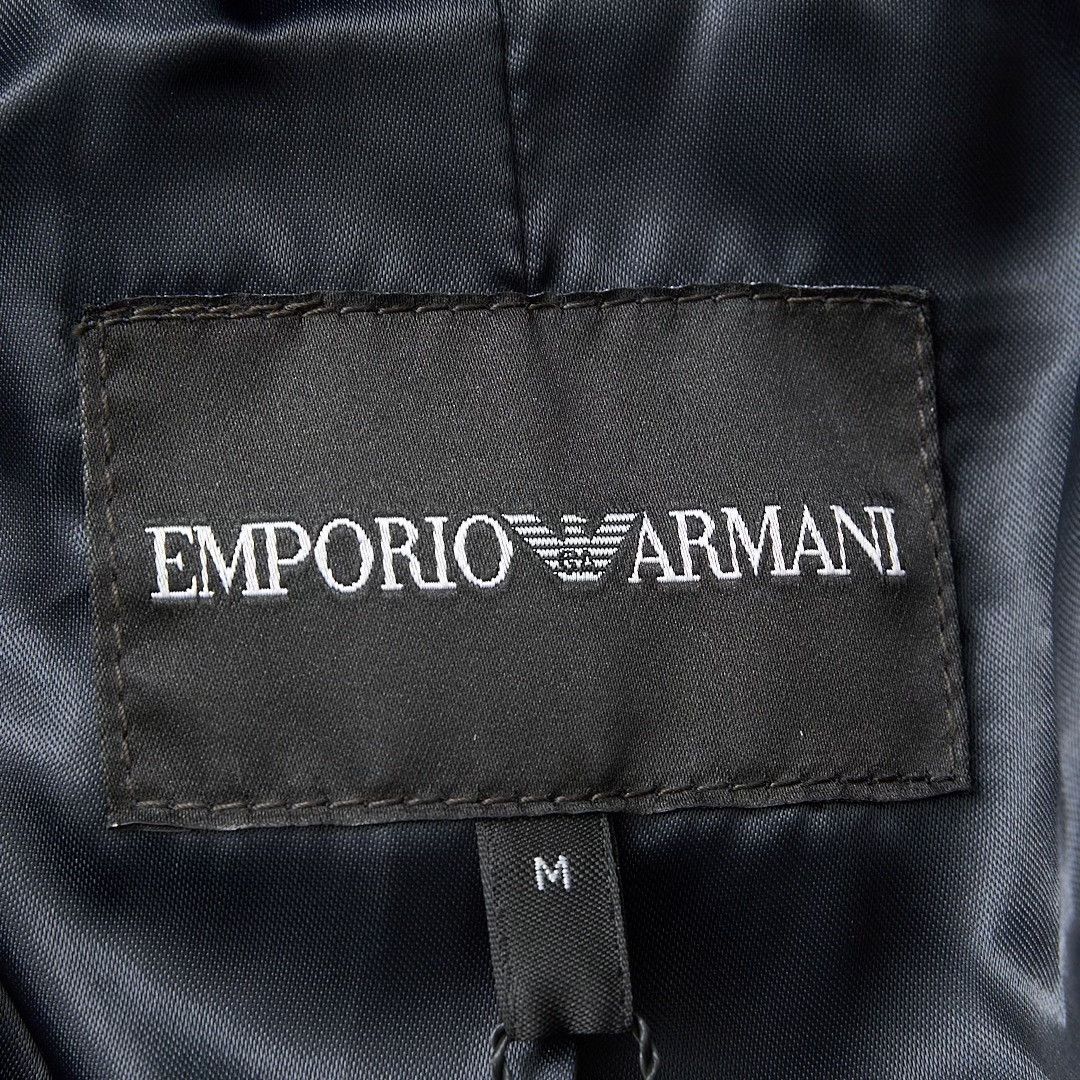 Emporio Armani Emporio Armani Men's Navy Double-Breasted Coat Size US L / EU 52-54 / 3 - 7 Thumbnail