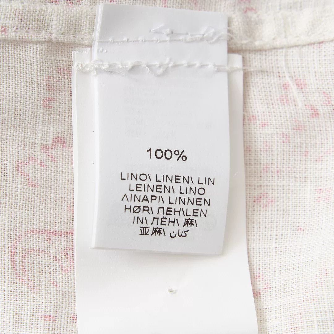 Brunello Cucinelli Brunello Cucinelli Men's Cashew Print Linen Shirt Size US M / EU 48-50 / 2 - 7 Thumbnail
