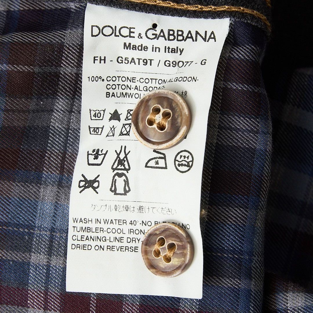 Dolce & Gabbana Dolce&Gabbana Men's Patchwork Plaid Shirt Size US XXS / EU 40 - 9 Thumbnail