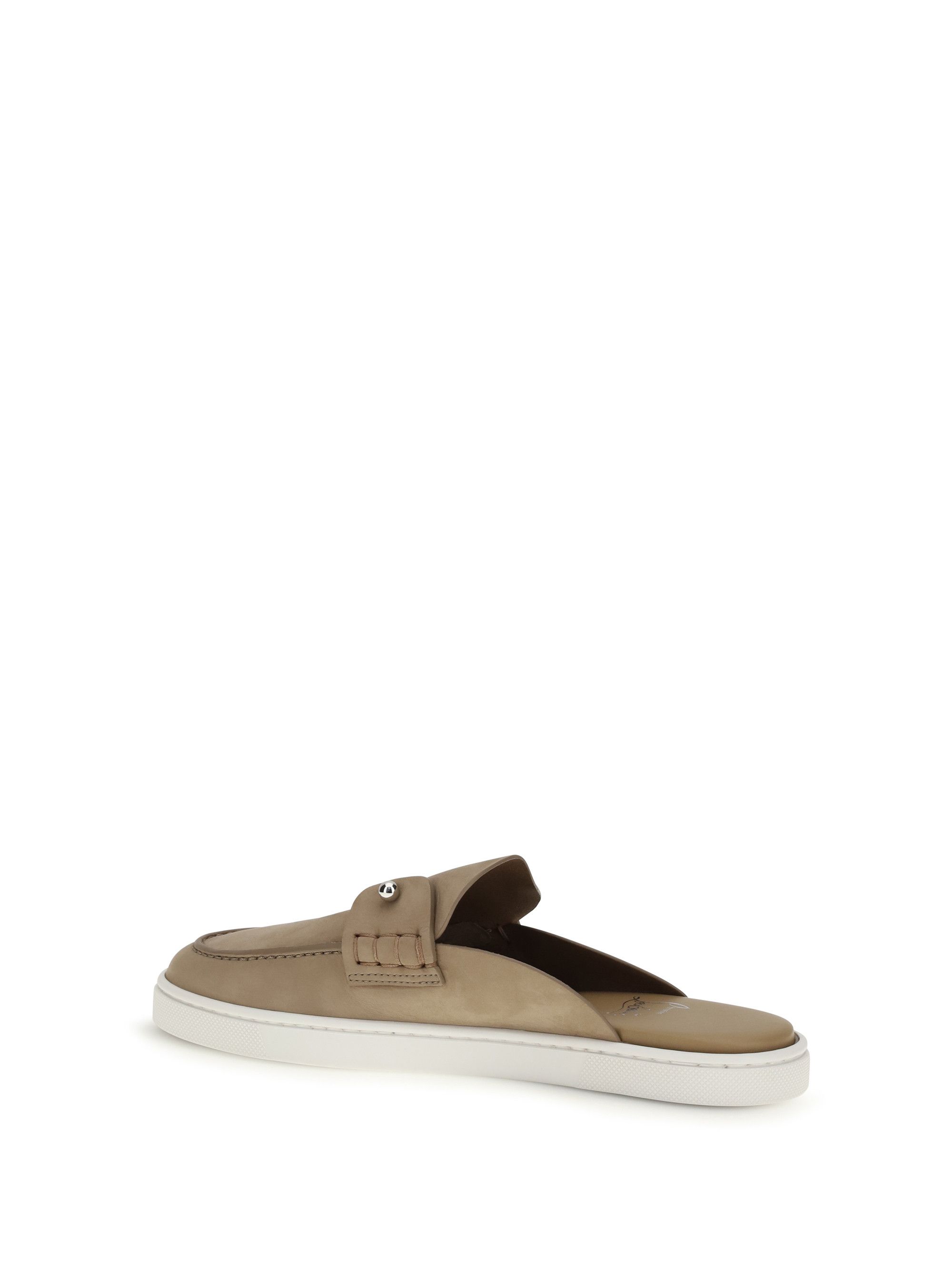 Christian Louboutin Chanme Mules Loafers Size US 7 / IT 37 - 3 Thumbnail