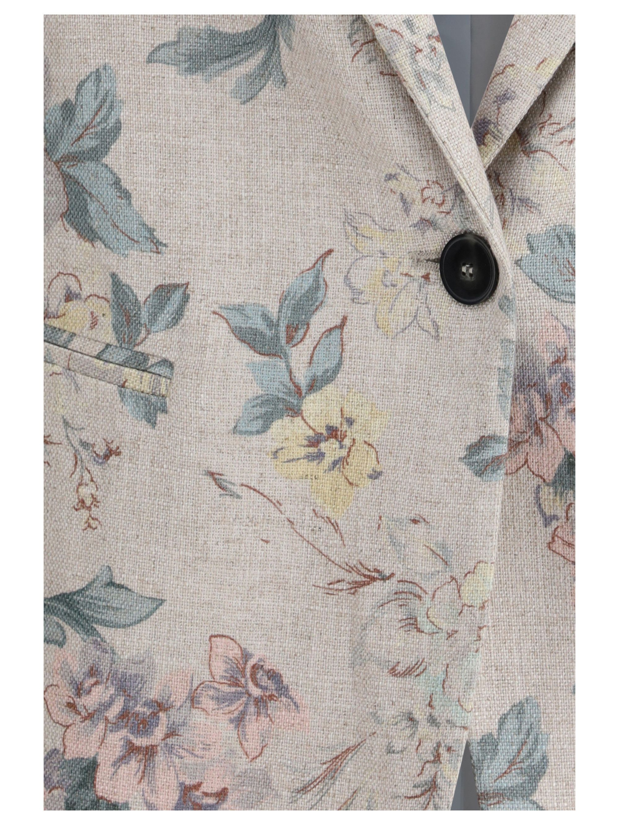 forte_forte “Peonia My Love” hopsack linen-blend Jacket Size S / US 4 / IT 40 - 3 Thumbnail