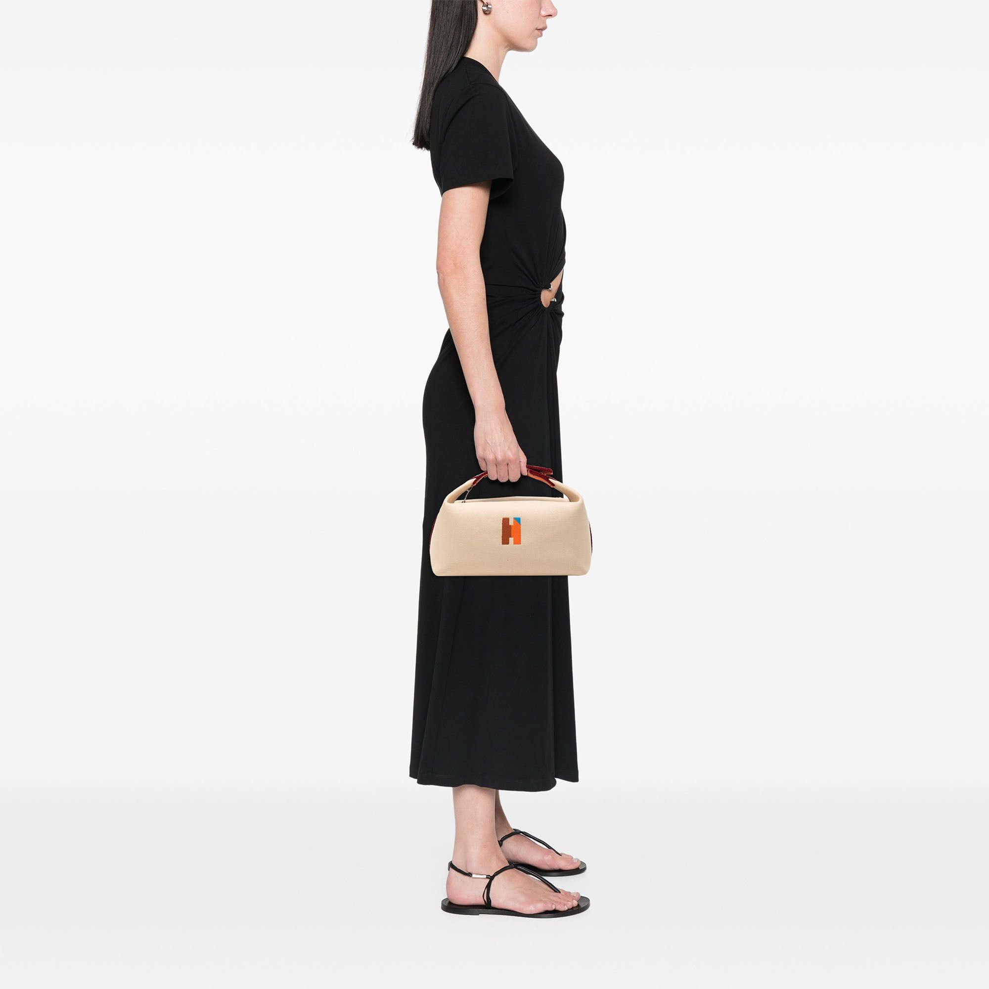 Hermes Small Toile Bride A Brac H Pavillon Case Size ONE SIZE - 6 Thumbnail