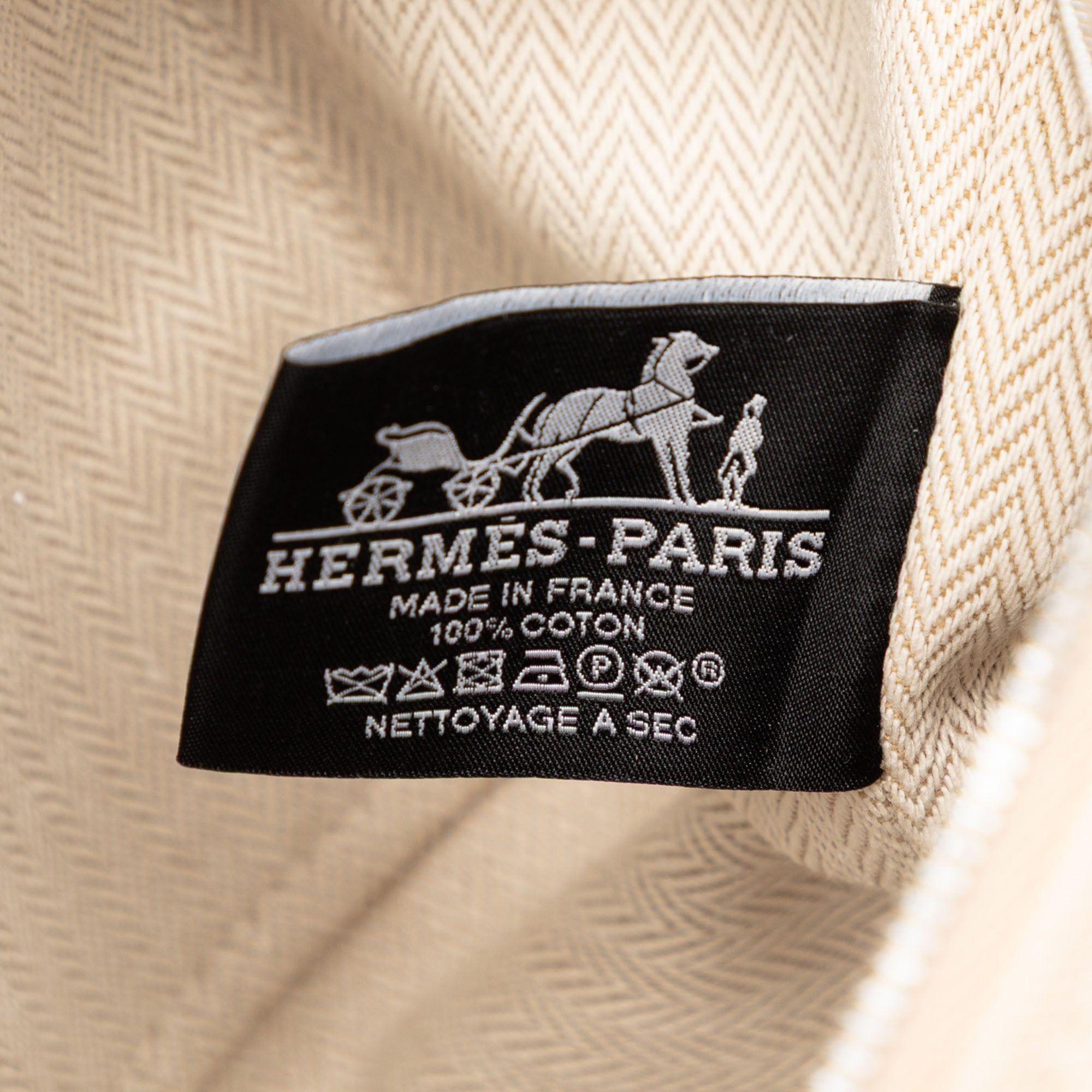 Hermes Small Toile Bride A Brac H Pavillon Case Size ONE SIZE - 5 Thumbnail