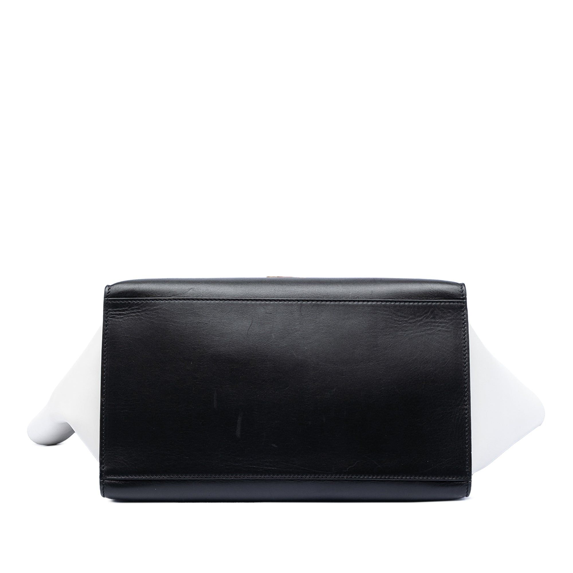 Celine Medium Tricolor Calfskin and Suede Trapeze Satchel Size ONE SIZE - 3 Thumbnail