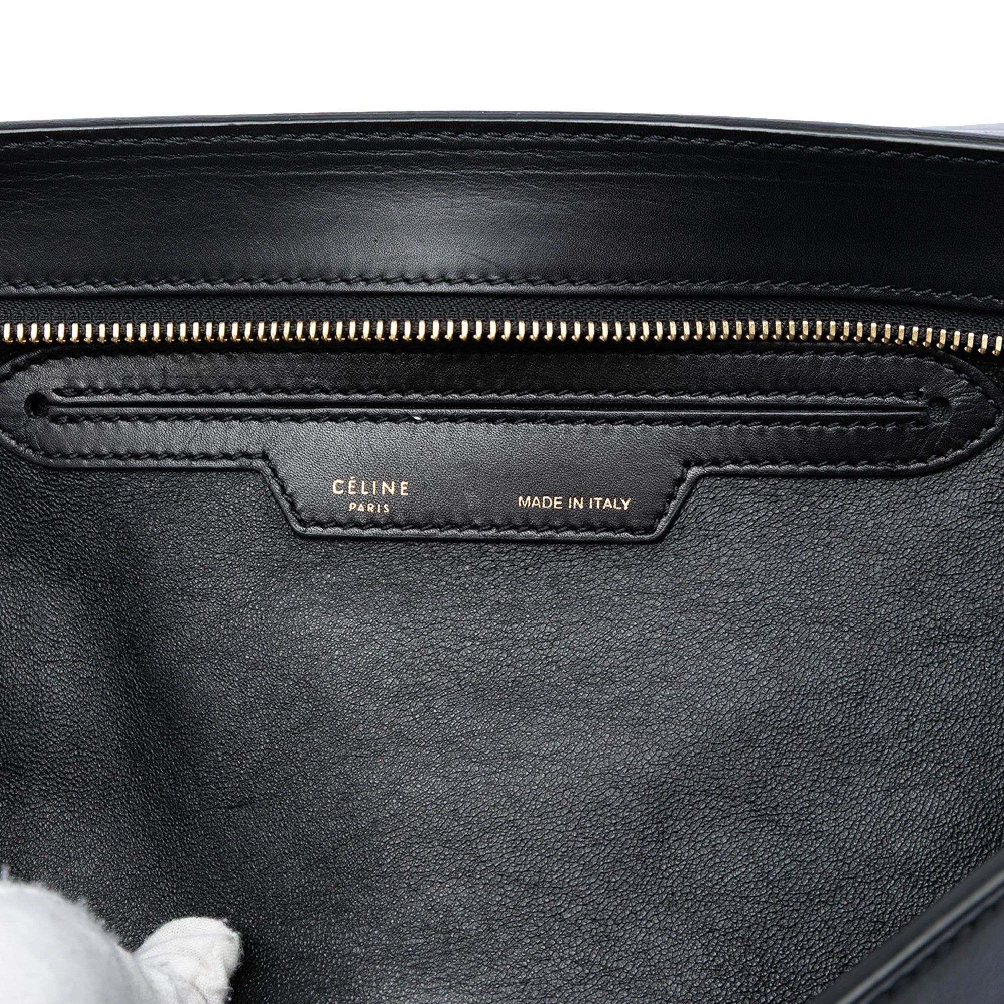 Celine Medium Tricolor Calfskin and Suede Trapeze Satchel Size ONE SIZE - 5 Thumbnail