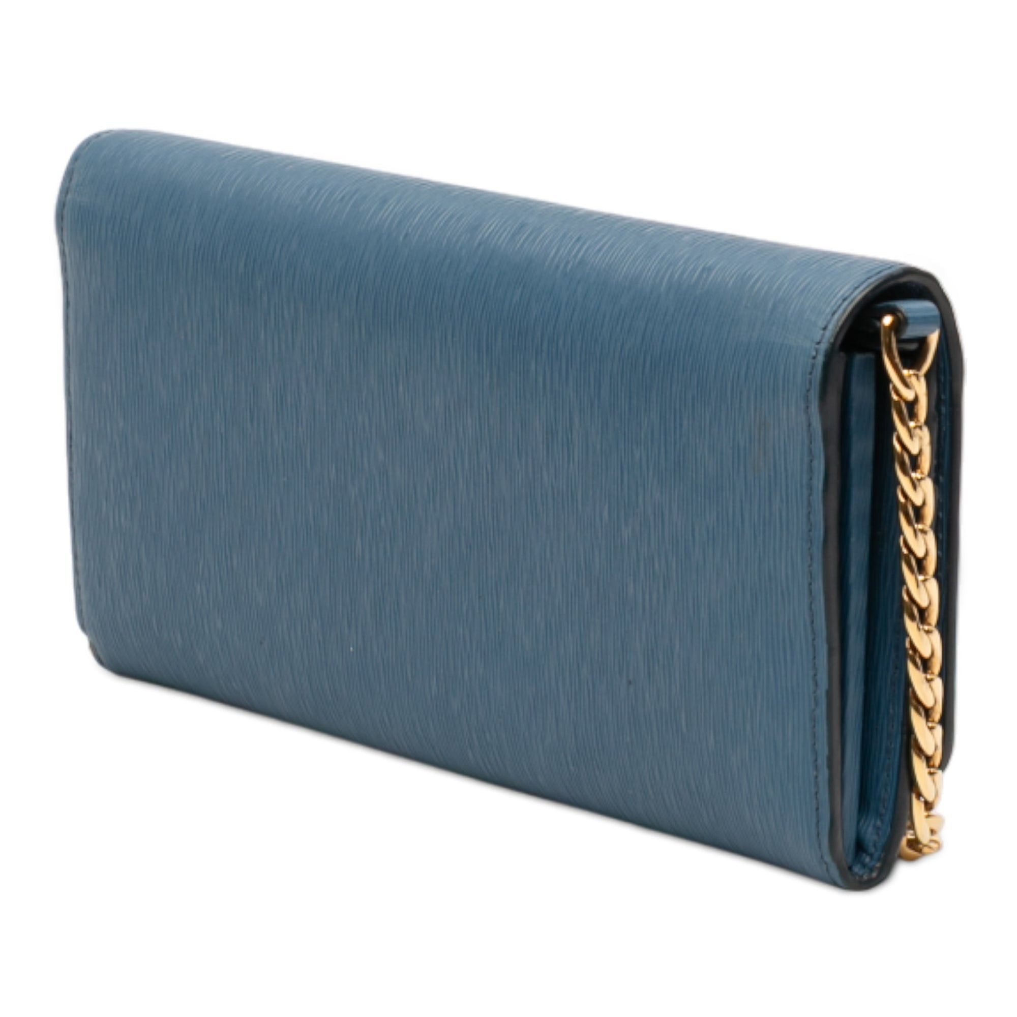 Prada Saffiano Wallet On Chain Size ONE SIZE - 2 Thumbnail