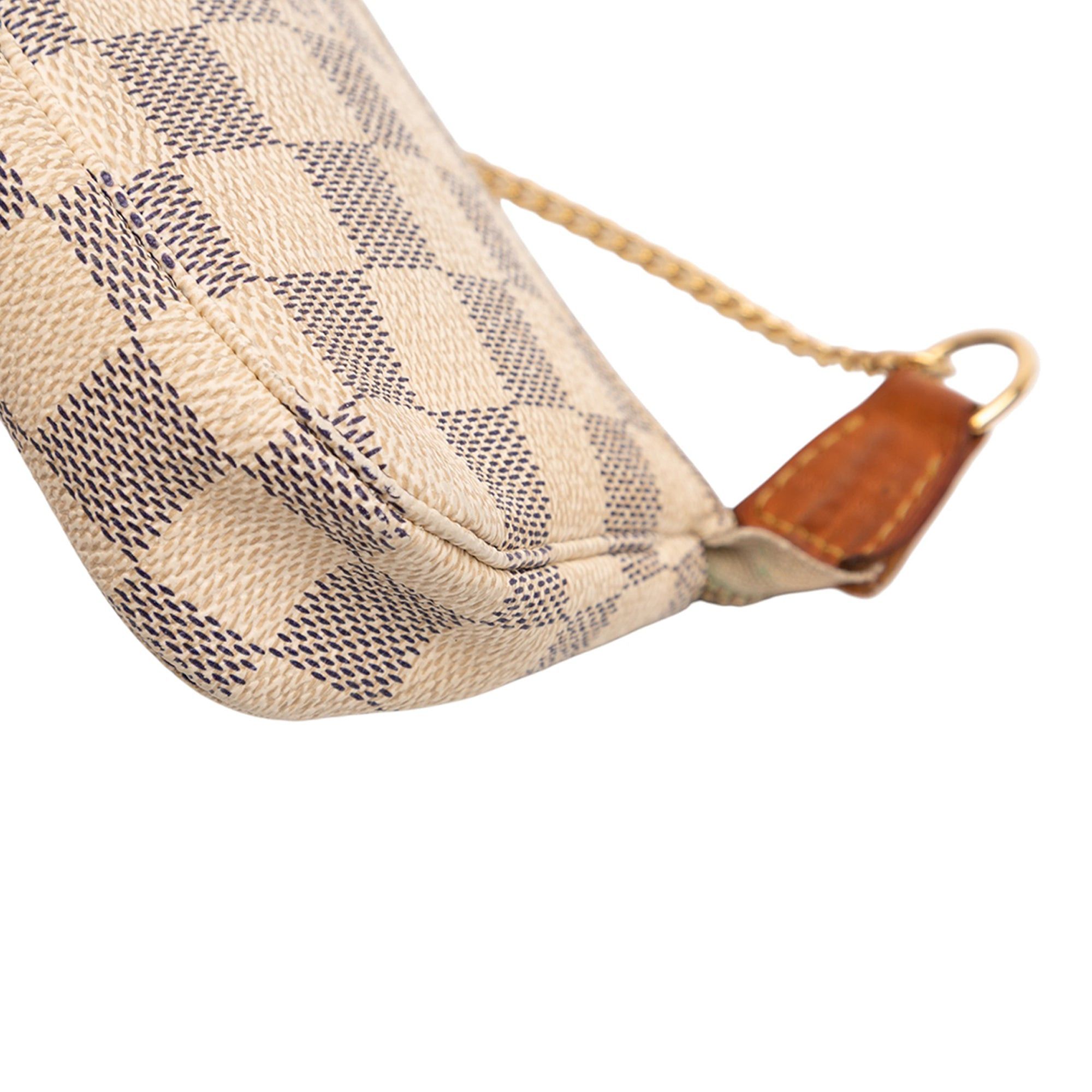Louis Vuitton Damier Azur Mini Pochette Accessoires Size ONE SIZE - 9 Thumbnail