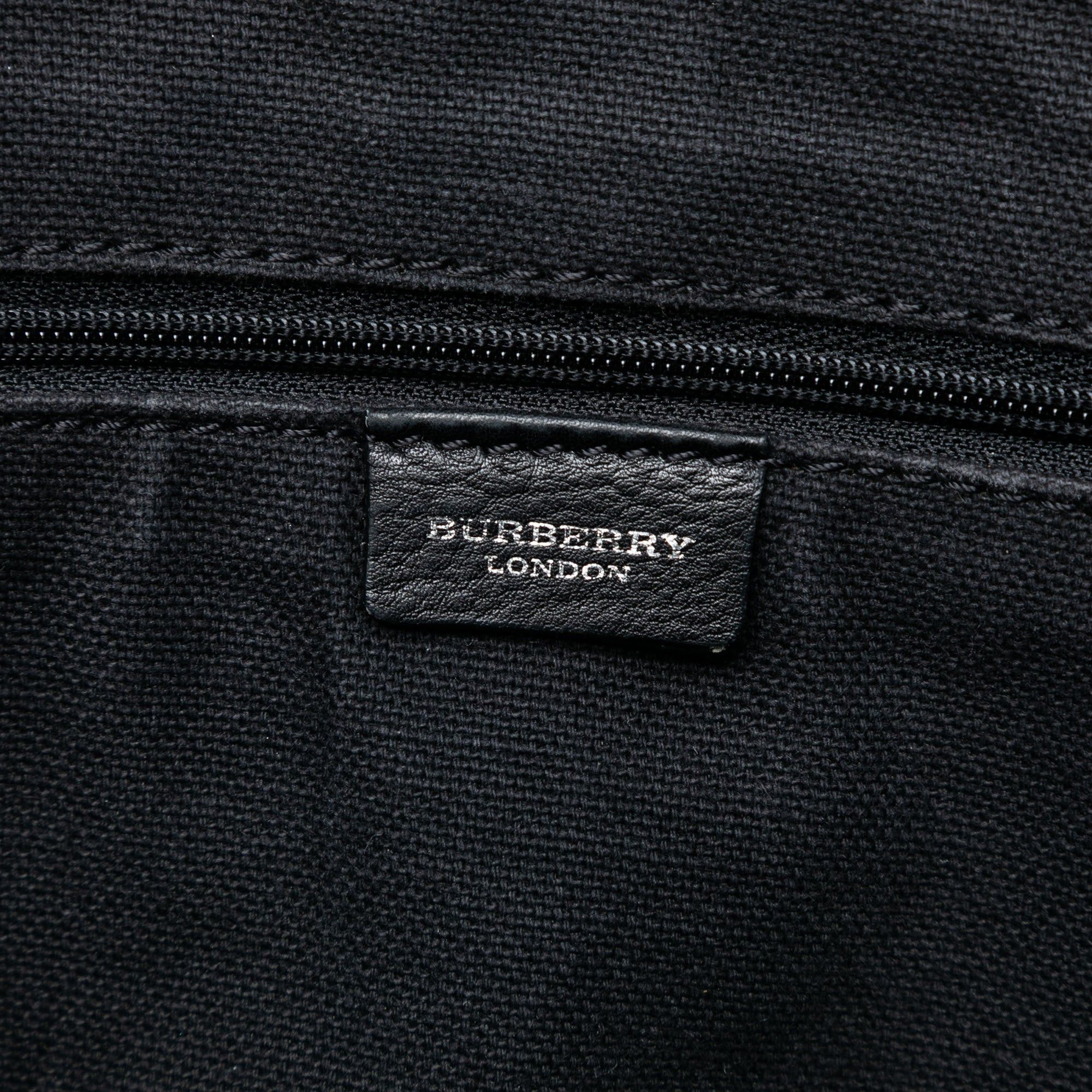 Burberry Haymarket Check Coated Canvas Hobo Size ONE SIZE - 5 Thumbnail