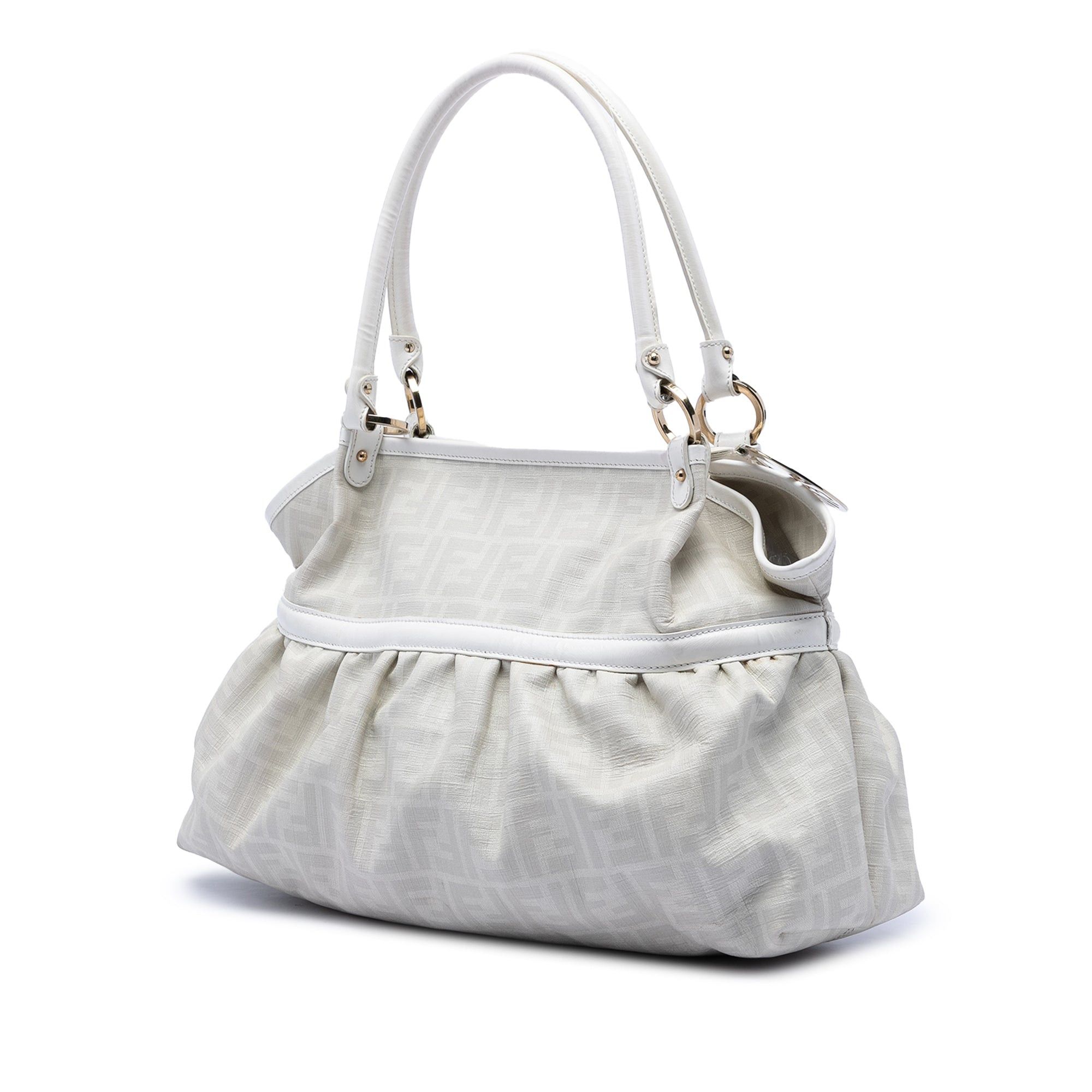 Fendi Large Zucca Coated Canvas Chef Shoulder Bag Size ONE SIZE - 2 Thumbnail