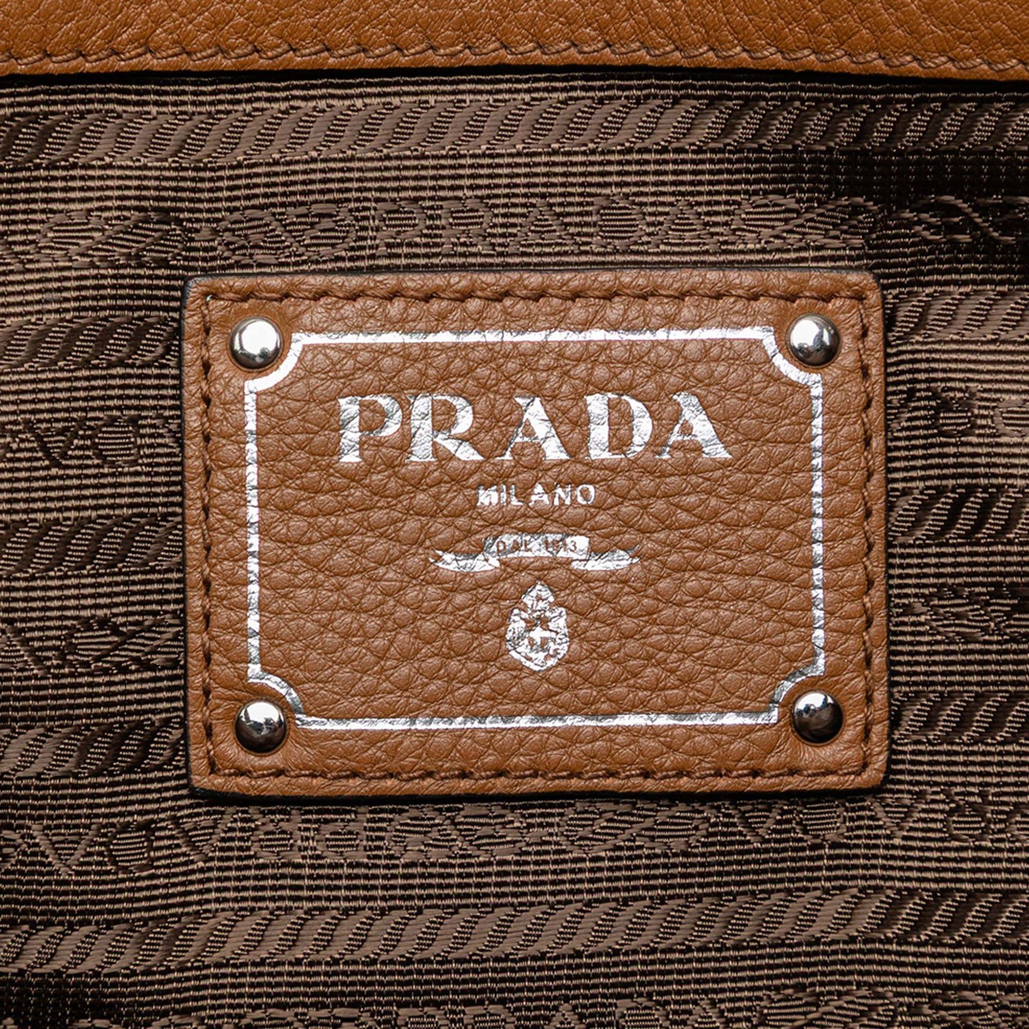 Prada Vitello Phenix Side Zip Shopper Tote Size ONE SIZE - 5 Thumbnail