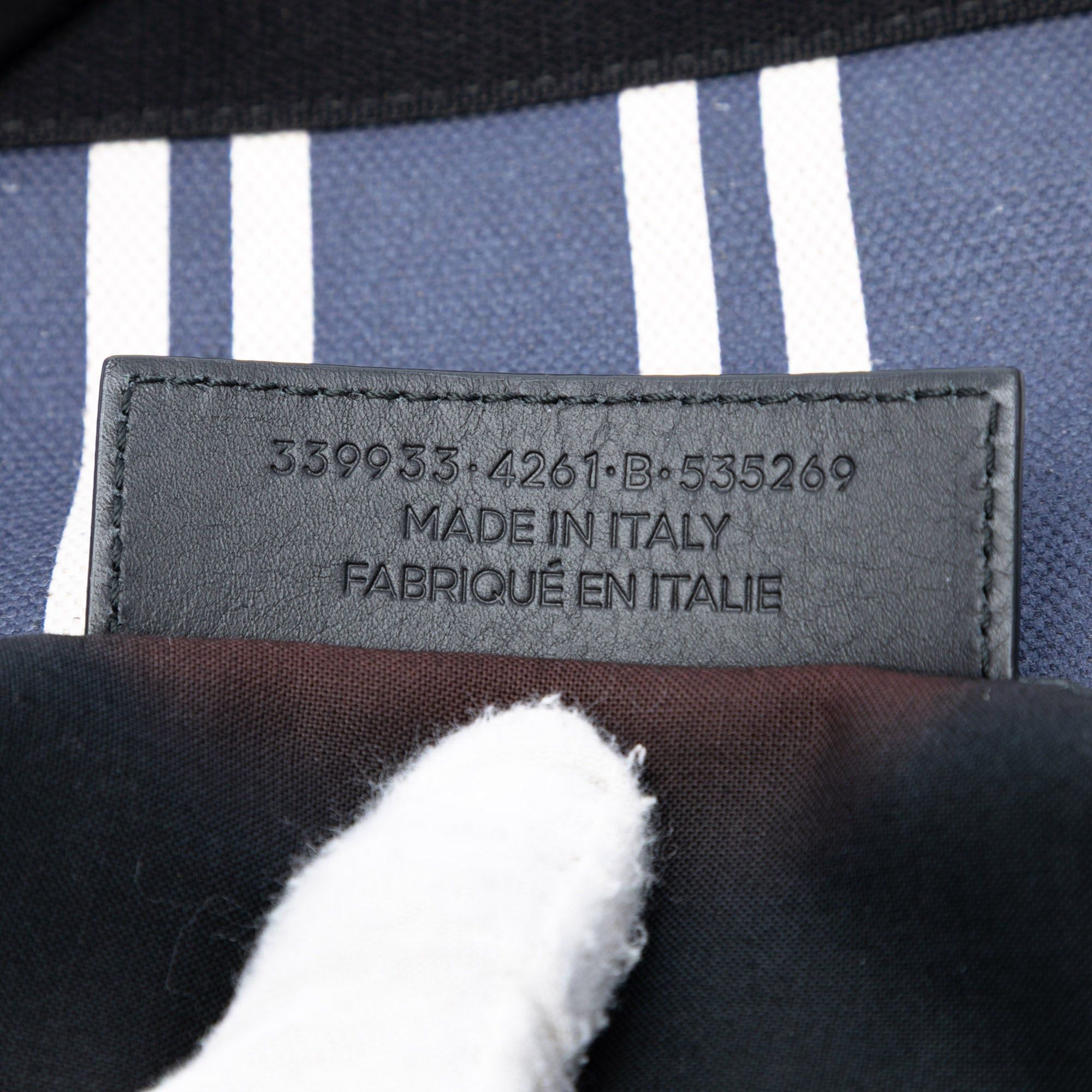 Balenciaga Canvas Striped Navy Cabas S Size ONE SIZE - 6 Thumbnail
