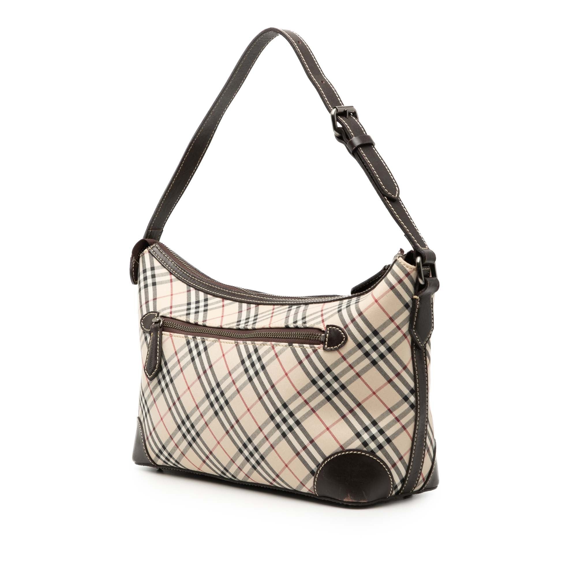 Burberry Nova Check Canvas Shoulder Bag Size ONE SIZE - 2 Thumbnail