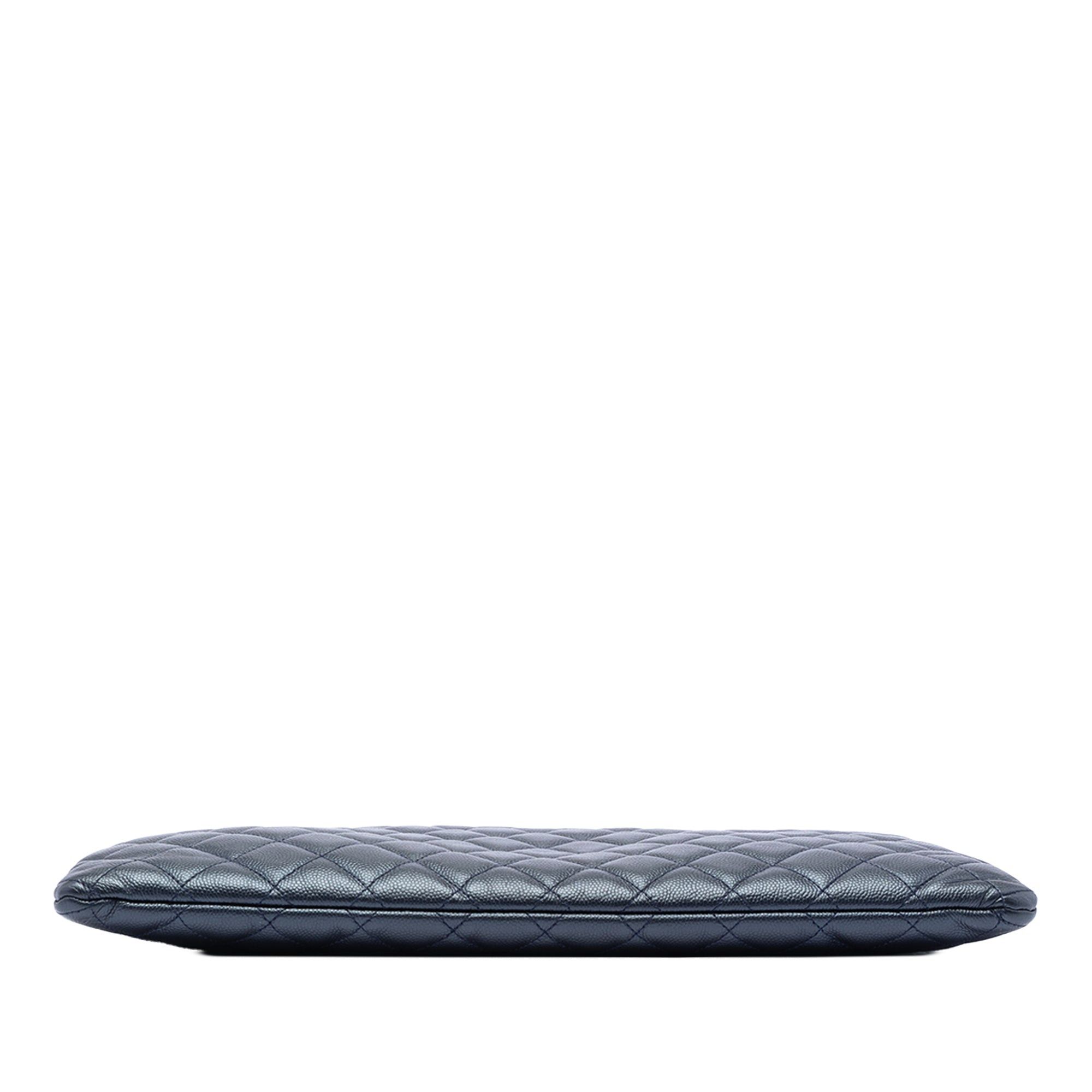 Chanel Large Quilted Caviar Boy O Case Clutch Size ONE SIZE - 3 Thumbnail