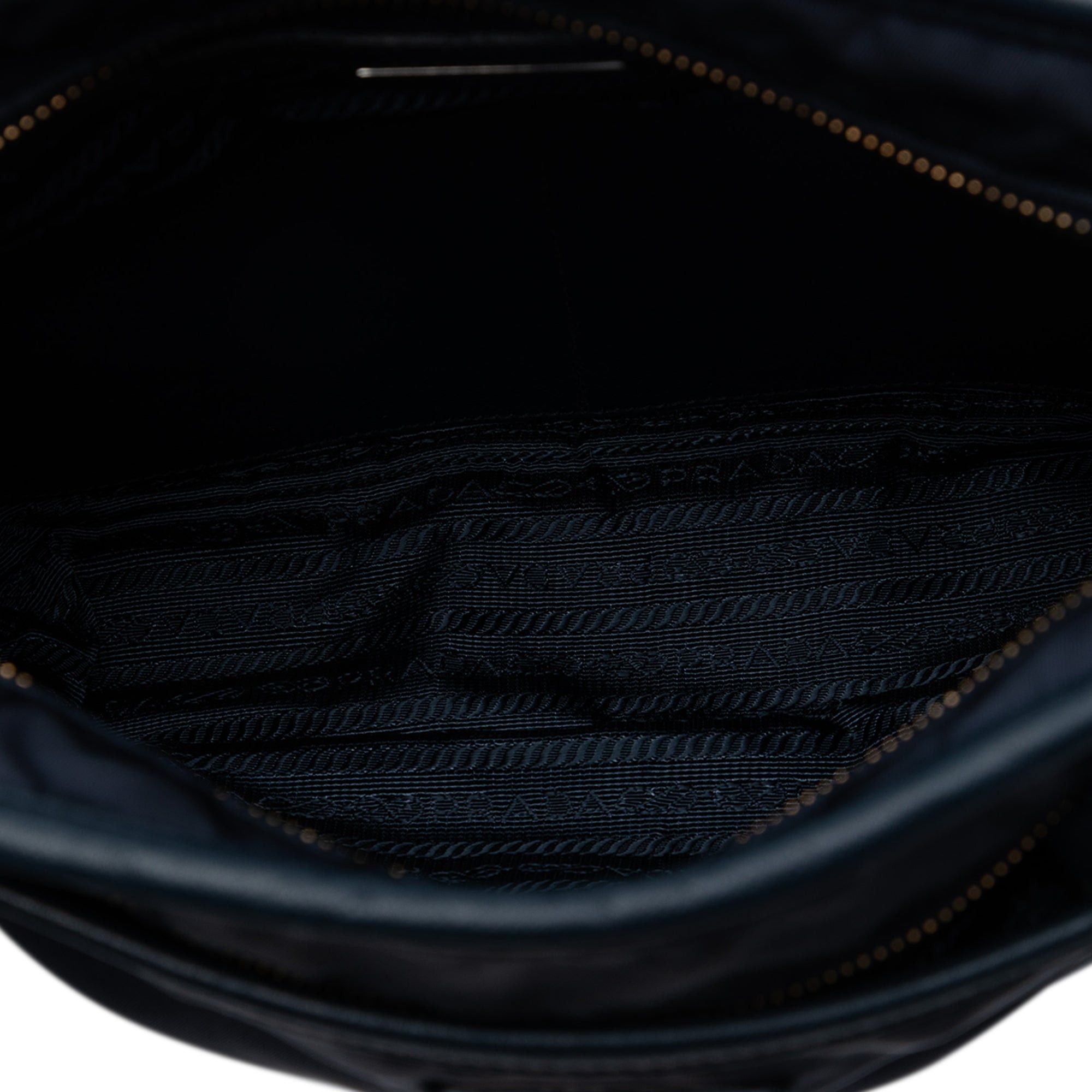 Prada Saffiano Trimmed Tessuto Zip Top Crossbody Size ONE SIZE - 4 Thumbnail