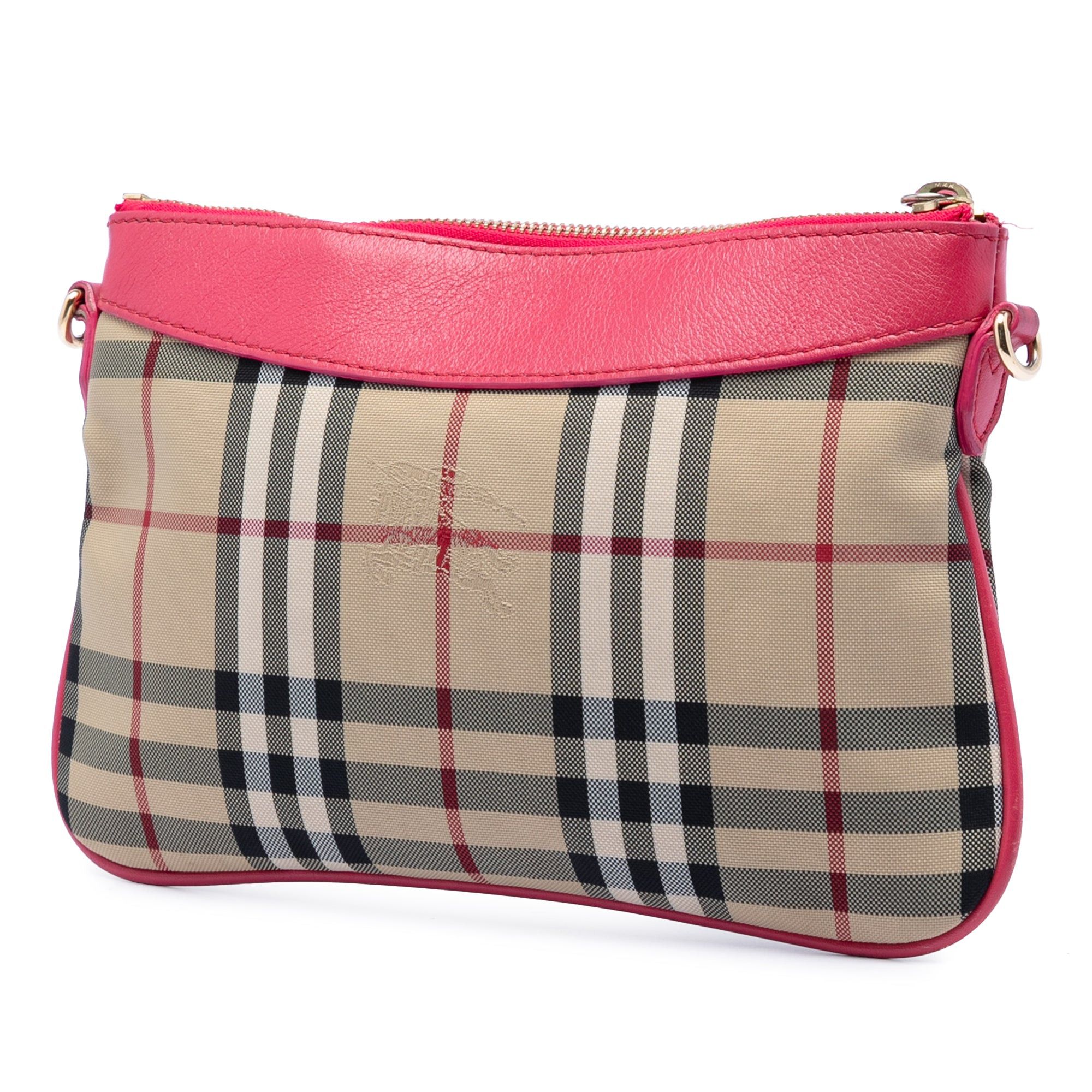 Burberry Haymarket Check Nylon Peyton Crossbody Size ONE SIZE - 2 Thumbnail