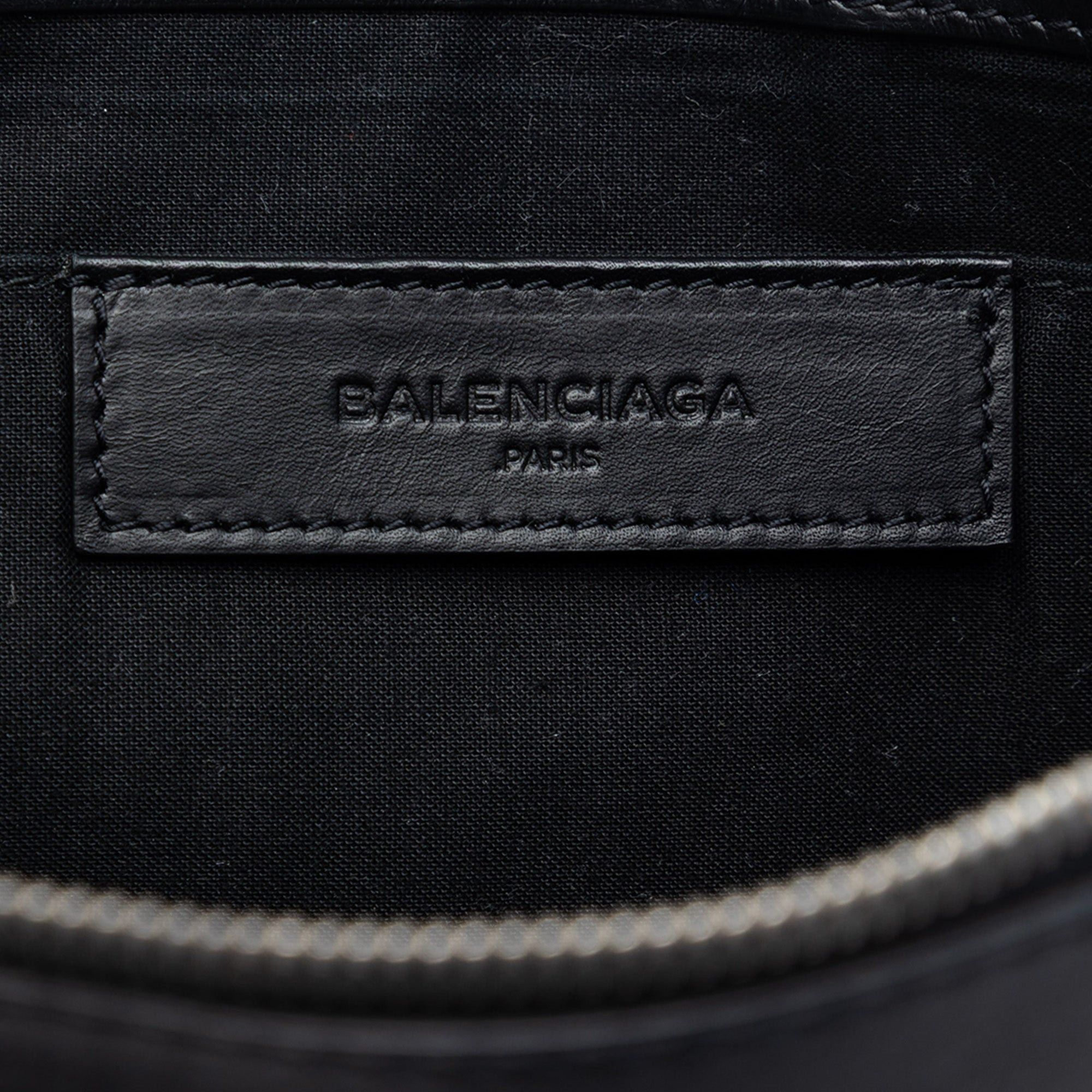 Balenciaga Canvas Navy Clip M Clutch Size ONE SIZE - 5 Thumbnail