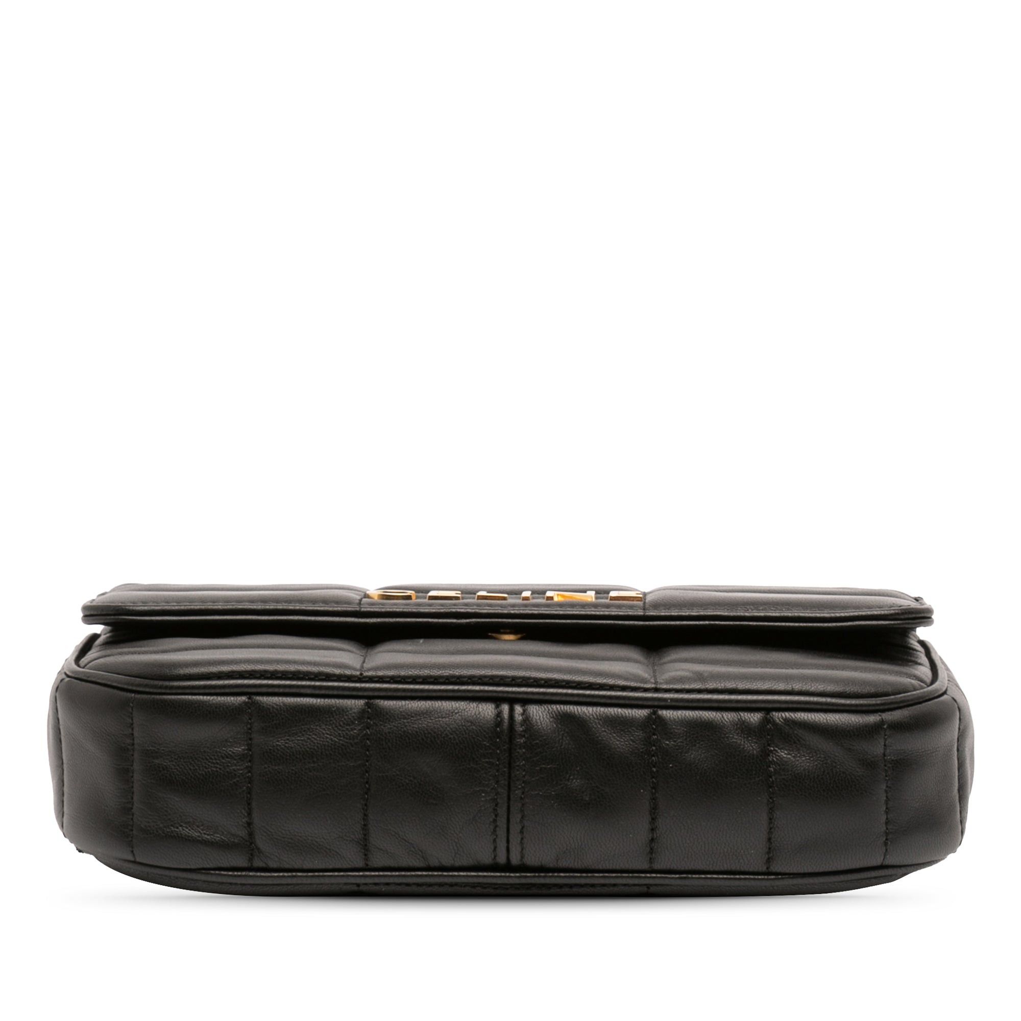 Celine Matelasse Goatskin Monochrome Chain Shoulder Bag Size ONE SIZE - 3 Thumbnail