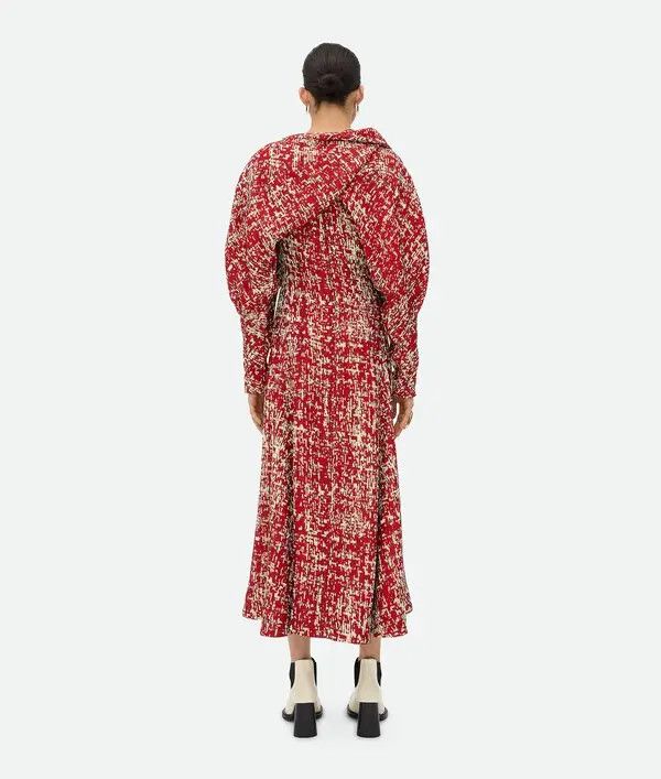 Bottega Veneta Textured Viscose Dress Size S / US 4 / IT 40 - 3 Thumbnail