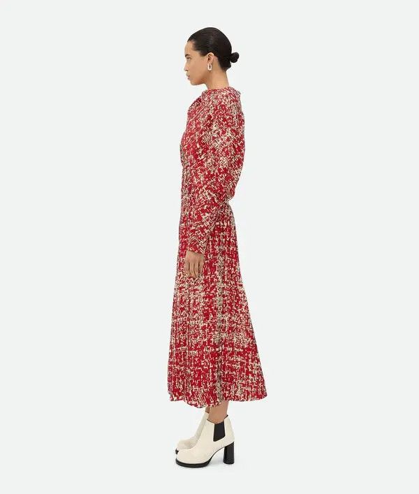 Bottega Veneta Textured Viscose Dress Size S / US 4 / IT 40 - 2 Thumbnail